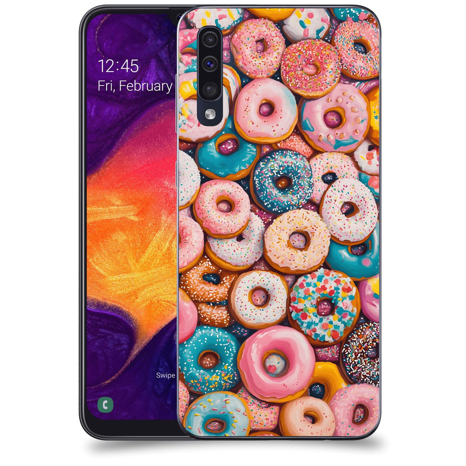 ACOVER Kryt na mobil Samsung Galaxy A50 A505F - Donuts