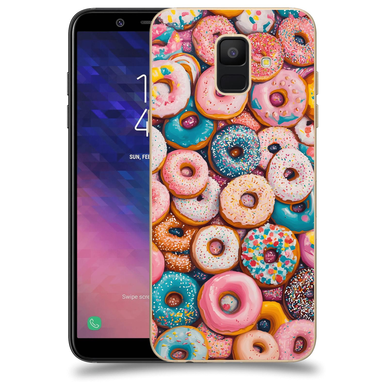 ACOVER Kryt na mobil Samsung Galaxy A6 A600F - Donuts