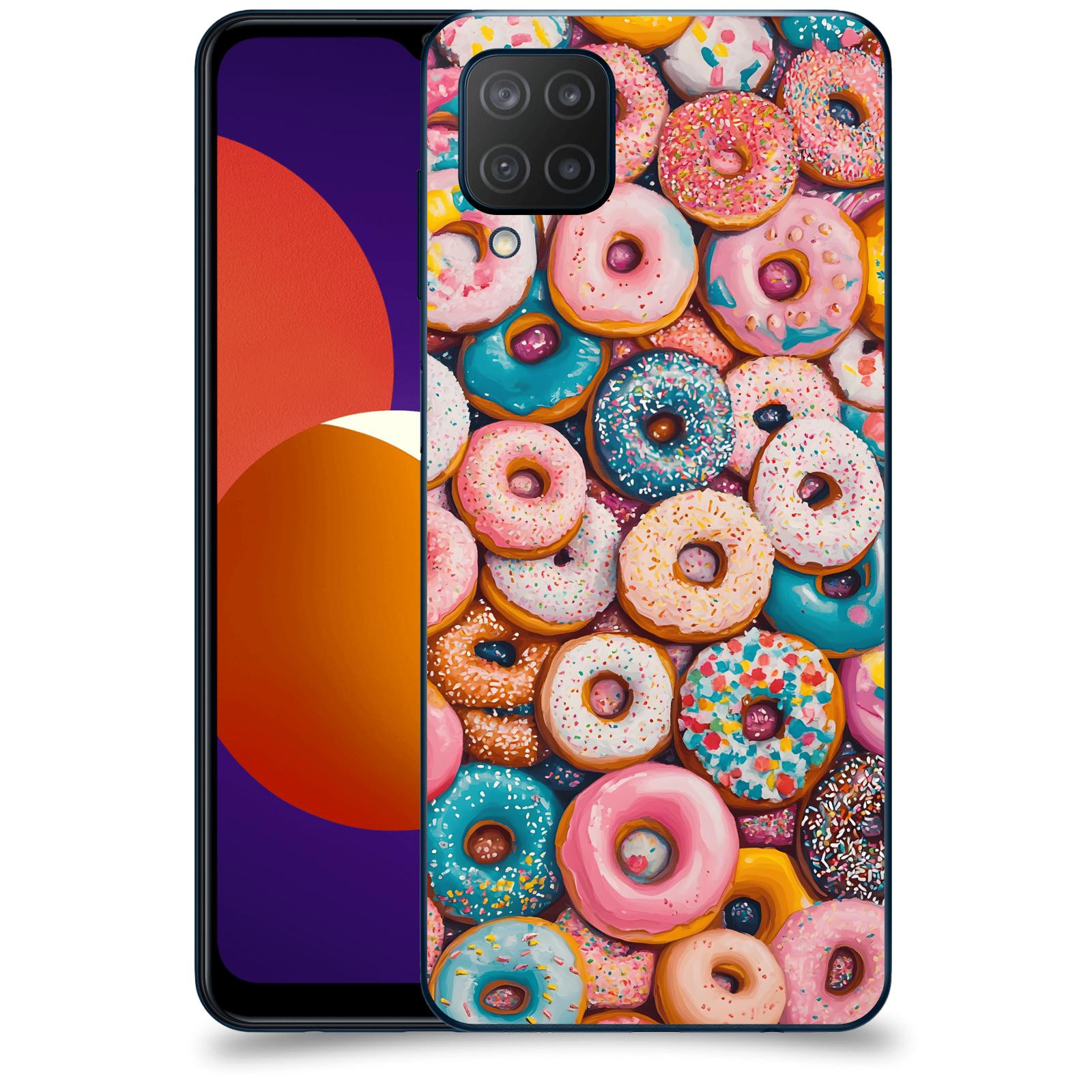 ACOVER Kryt na mobil Samsung Galaxy M12 M127F - Donuts