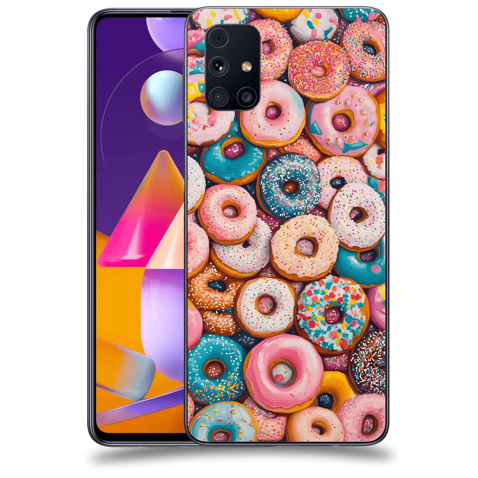 ACOVER Kryt na mobil Samsung Galaxy M31s - Donuts