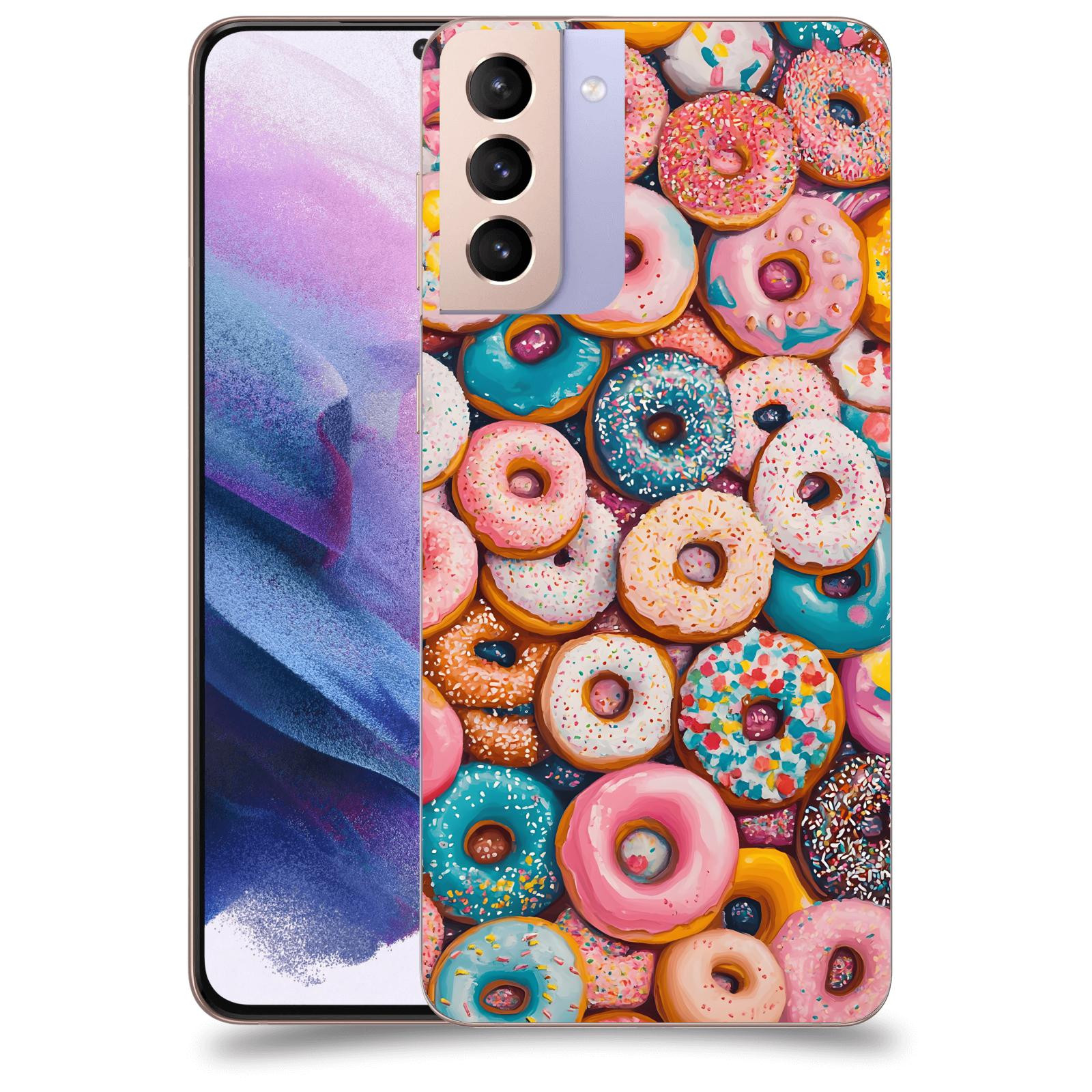 ACOVER Kryt na mobil Samsung Galaxy S21+ G996F - Donuts