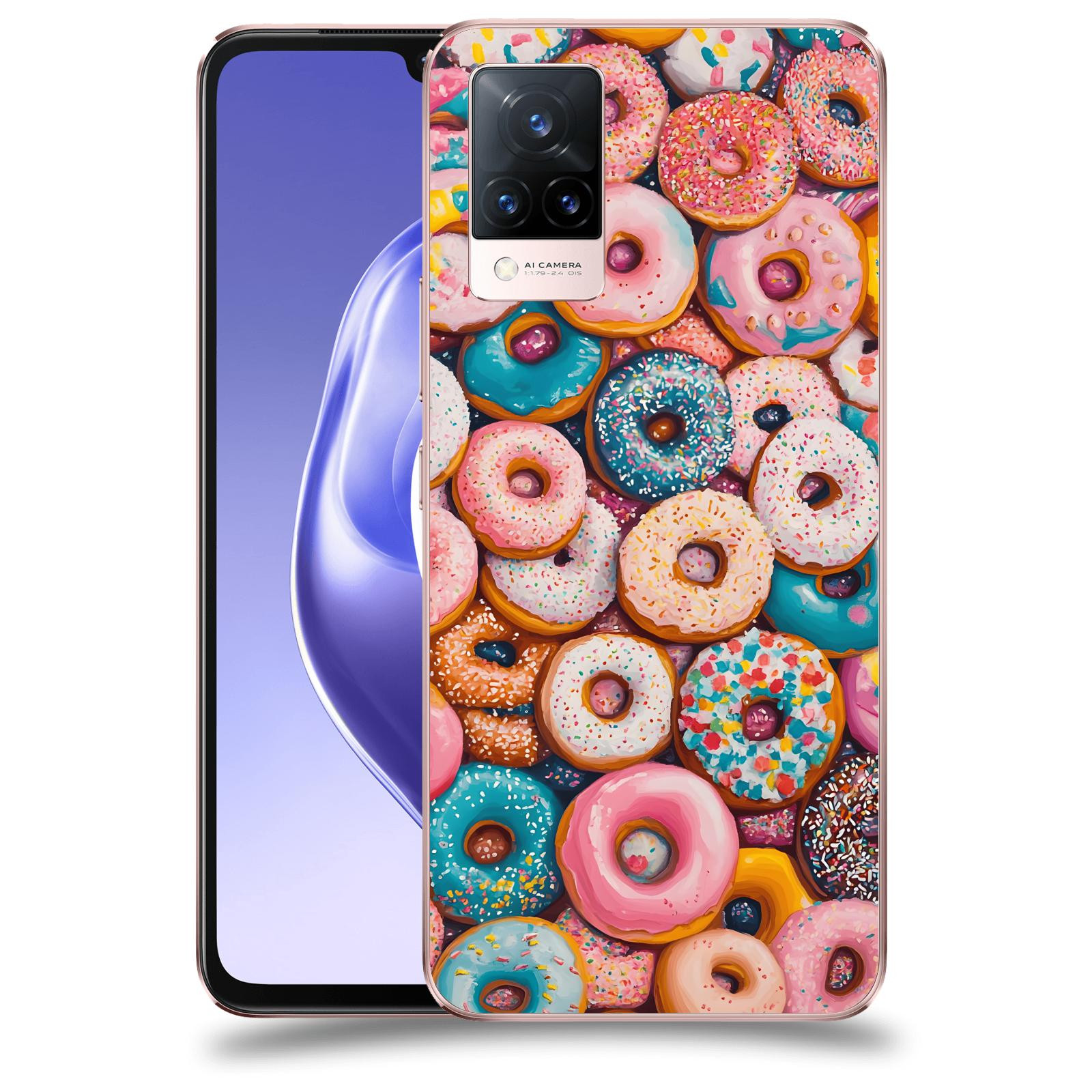 ACOVER Kryt na mobil Vivo V21 5G - Donuts