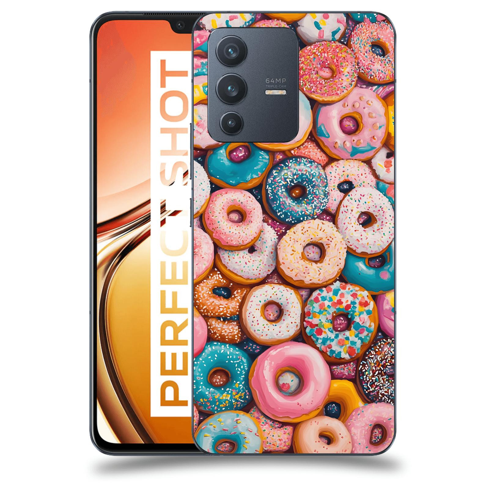 ACOVER Kryt na mobil Vivo V23 5G - Donuts