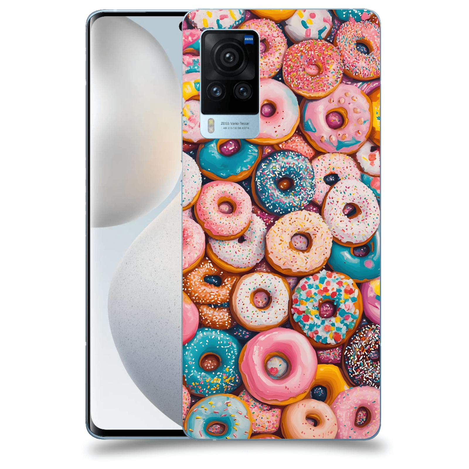 ACOVER Kryt na mobil Vivo X60 Pro 5G - Donuts