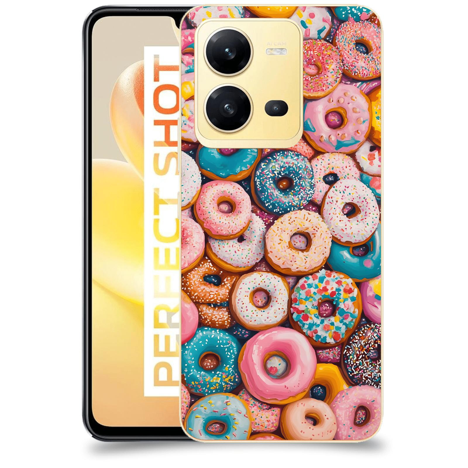 ACOVER Kryt na mobil Vivo X80 Lite - Donuts