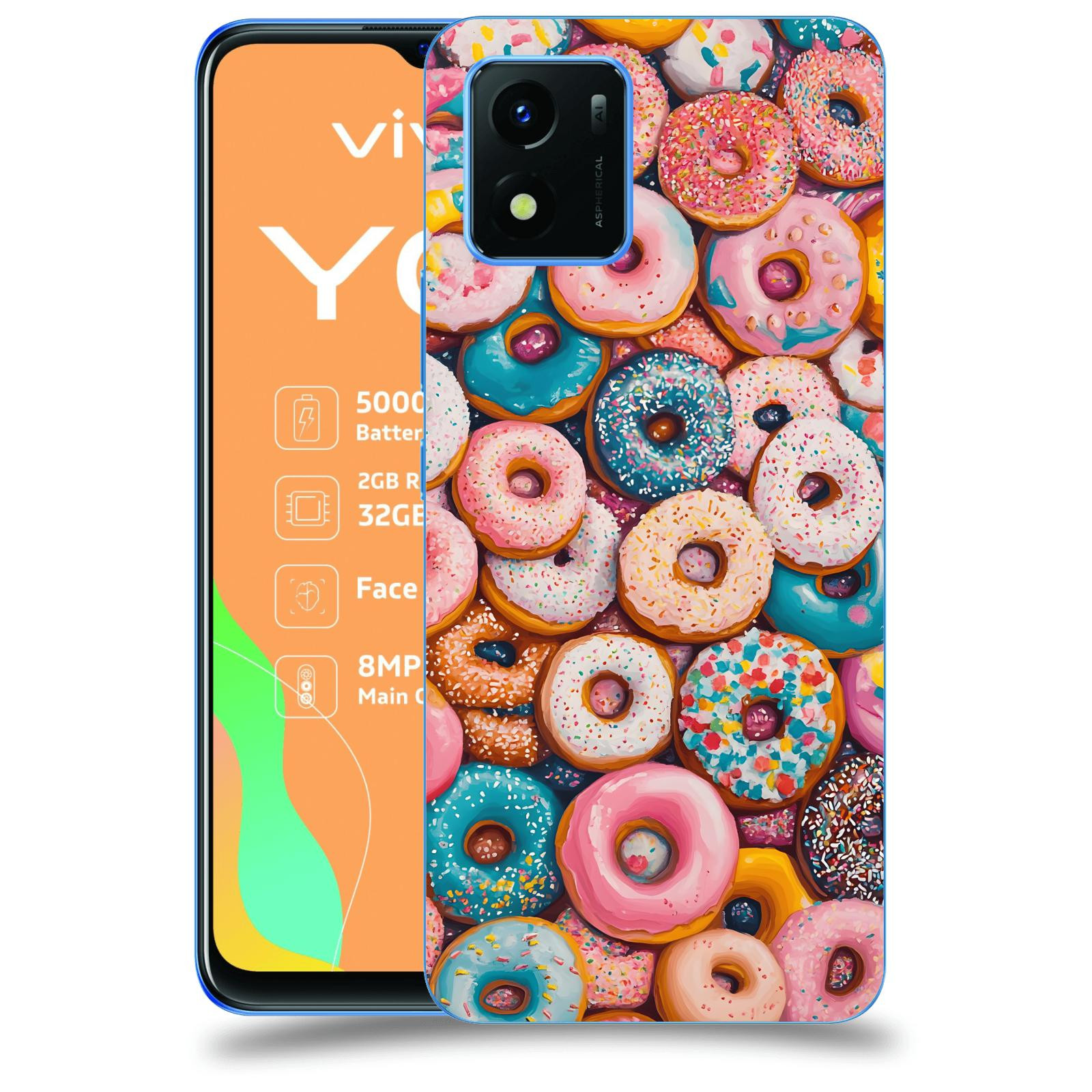 ACOVER Kryt na mobil Vivo Y01 - Donuts