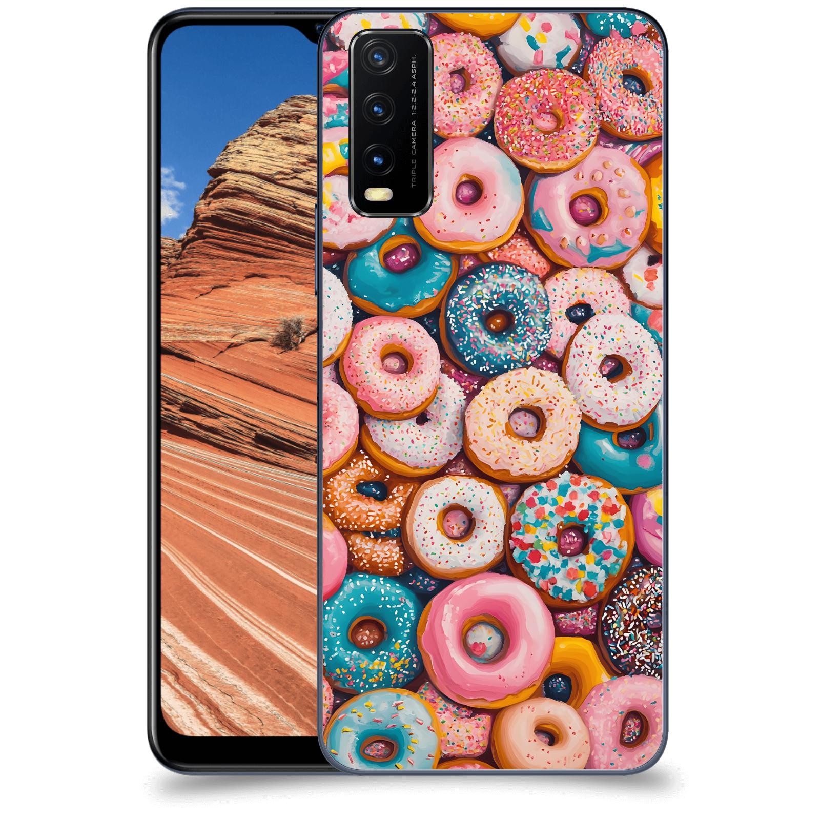 ACOVER Kryt na mobil Vivo Y20s - Donuts