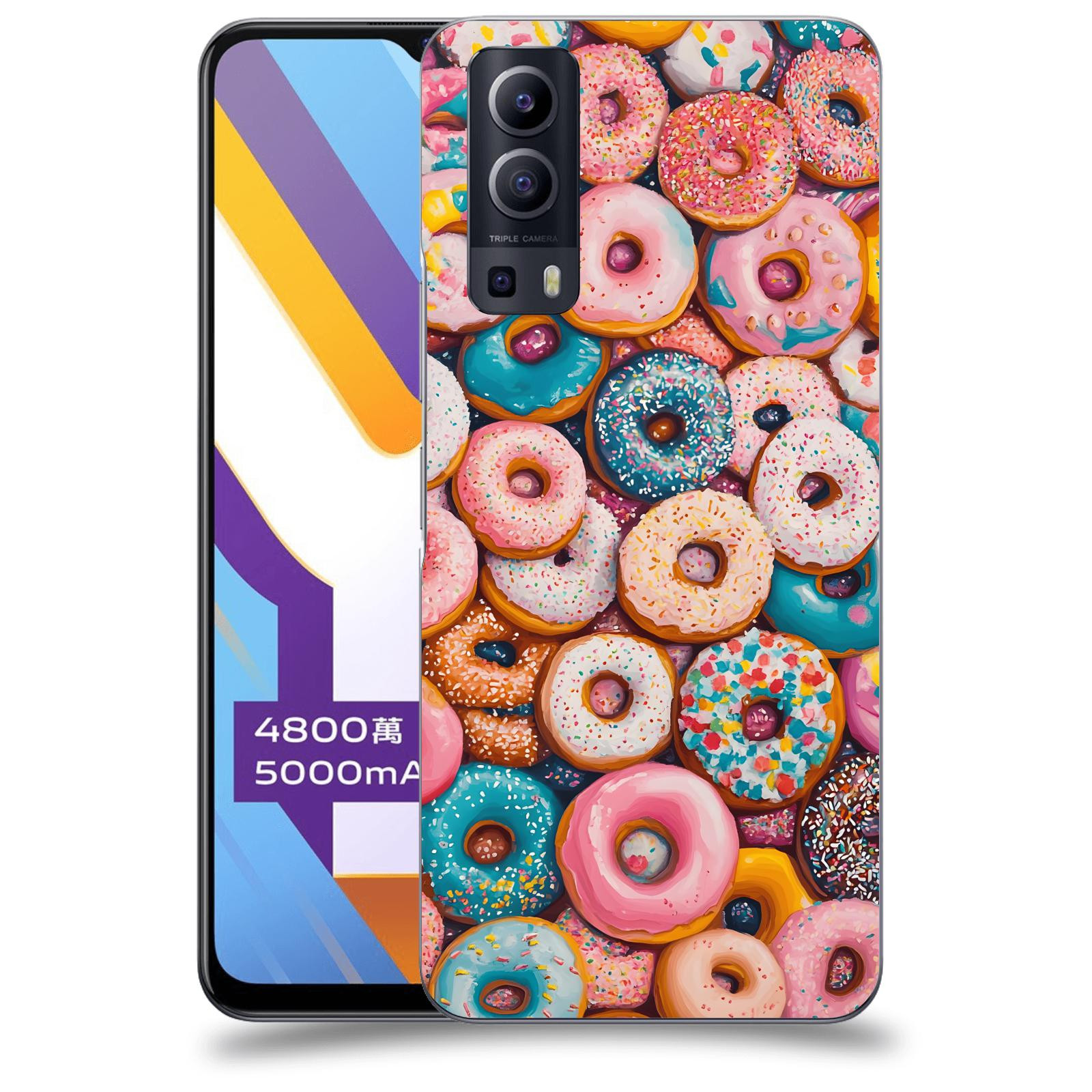 ACOVER Kryt na mobil Vivo Y52 5G - Donuts