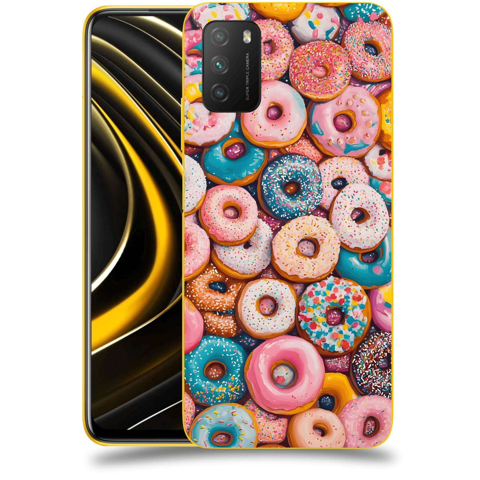 ACOVER Kryt na mobil Xiaomi Poco M3 - Donuts