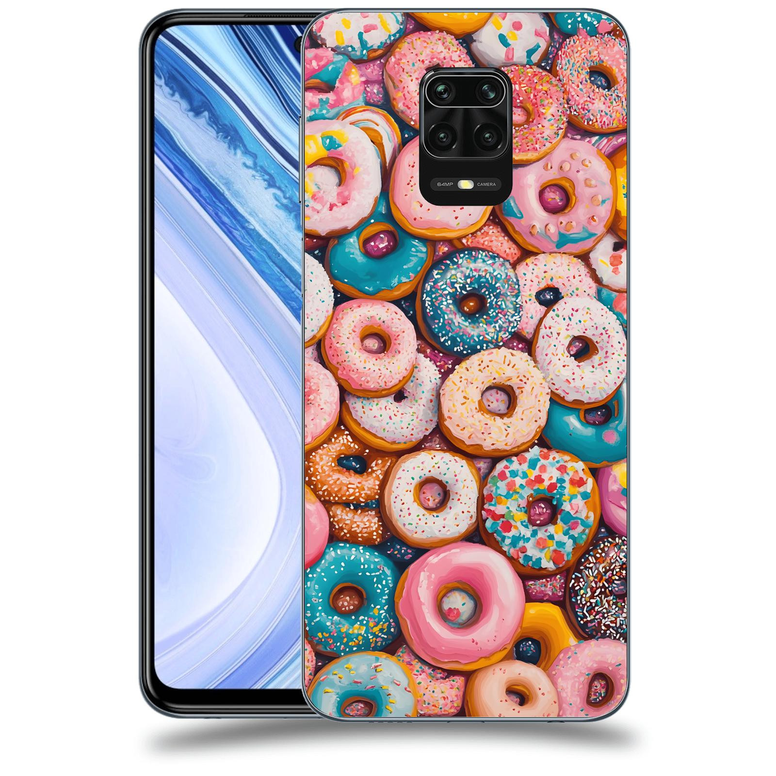 ACOVER Kryt na mobil Xiaomi Redmi Note 9 Pro - Donuts