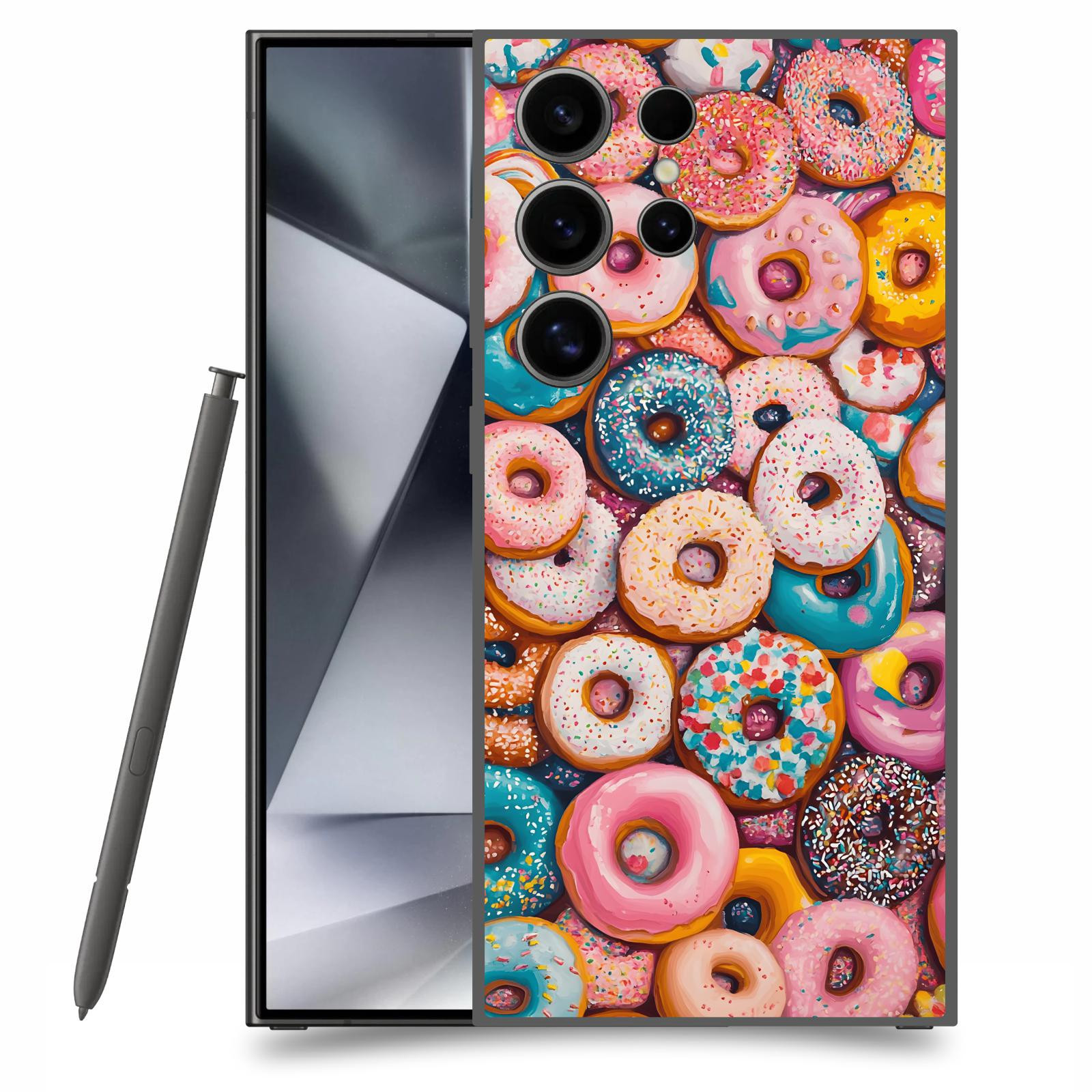 ACOVER Kryt na mobil Samsung Galaxy S24 Ultra - Donuts