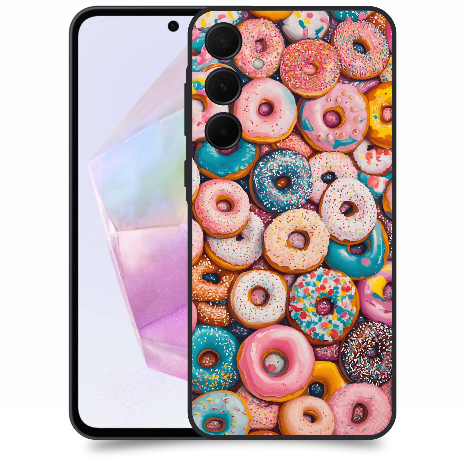 ACOVER Kryt na mobil Samsung Galaxy A35 5G - Donuts