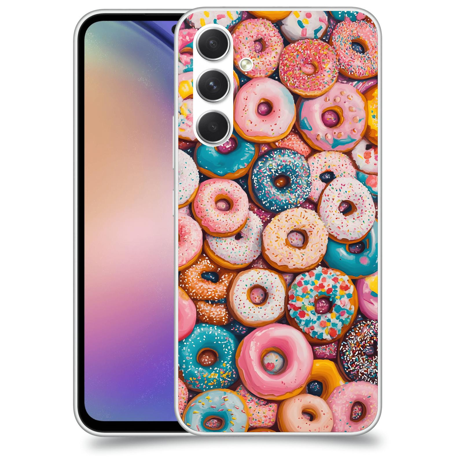 ACOVER Kryt na mobil Samsung Galaxy M54 5G - Donuts