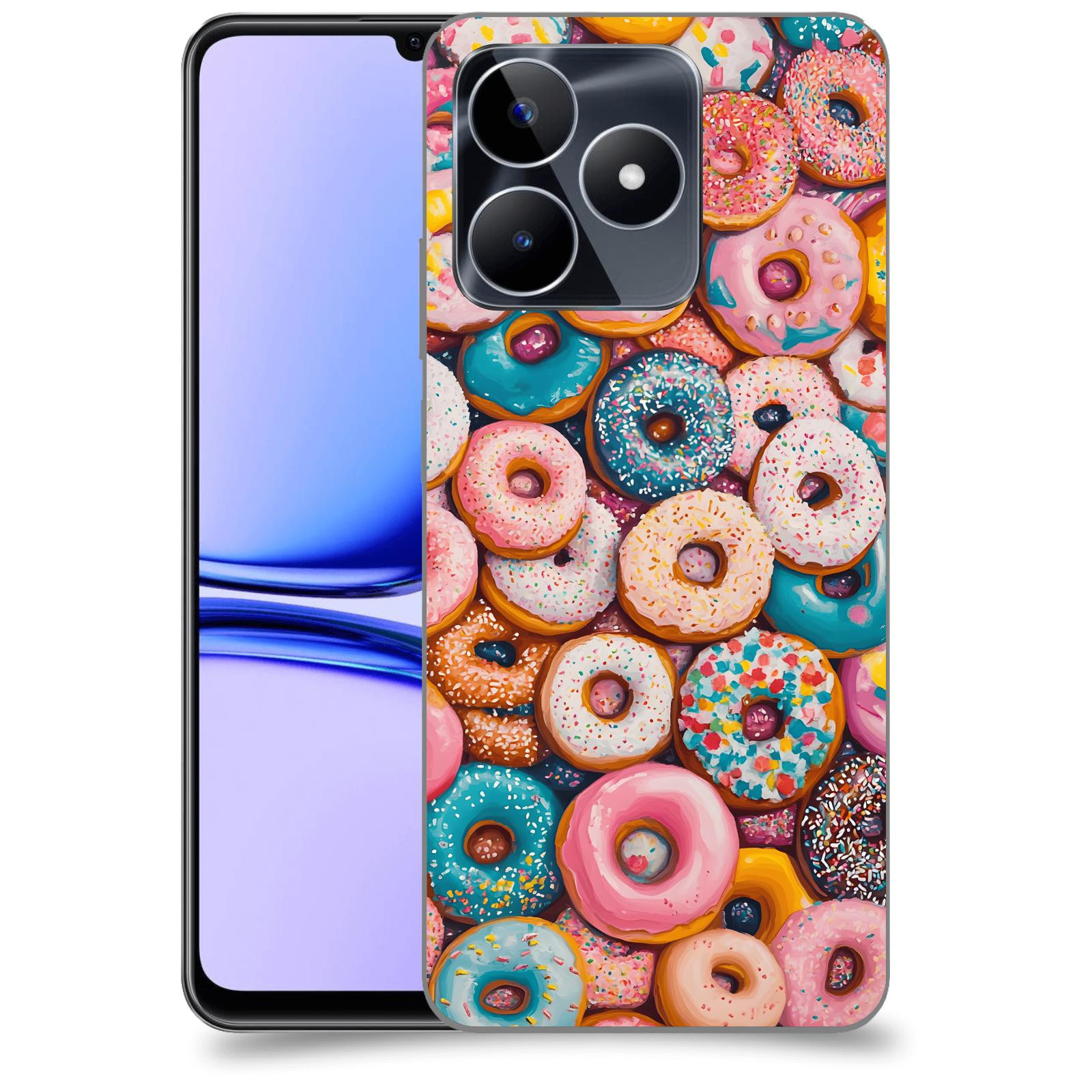 ACOVER Kryt na mobil Realme C53 - Donuts