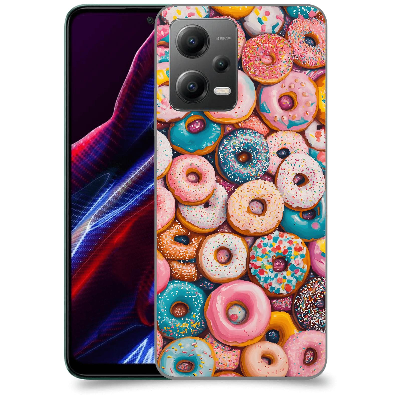 ACOVER Kryt na mobil Xiaomi Poco X5 - Donuts