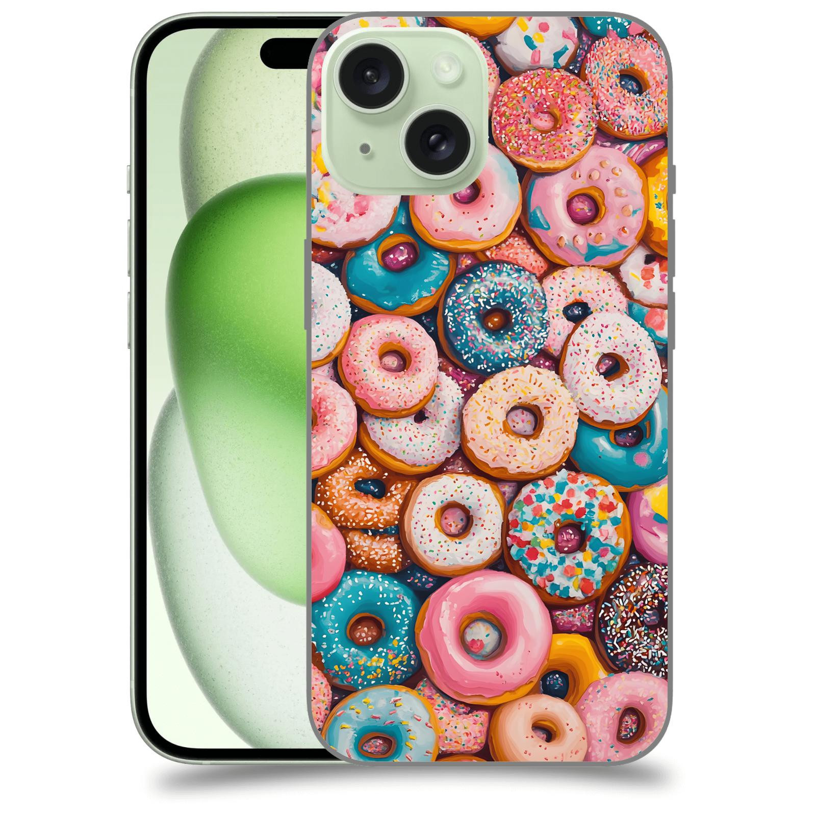 ACOVER Kryt na mobil Apple iPhone 15 - Donuts