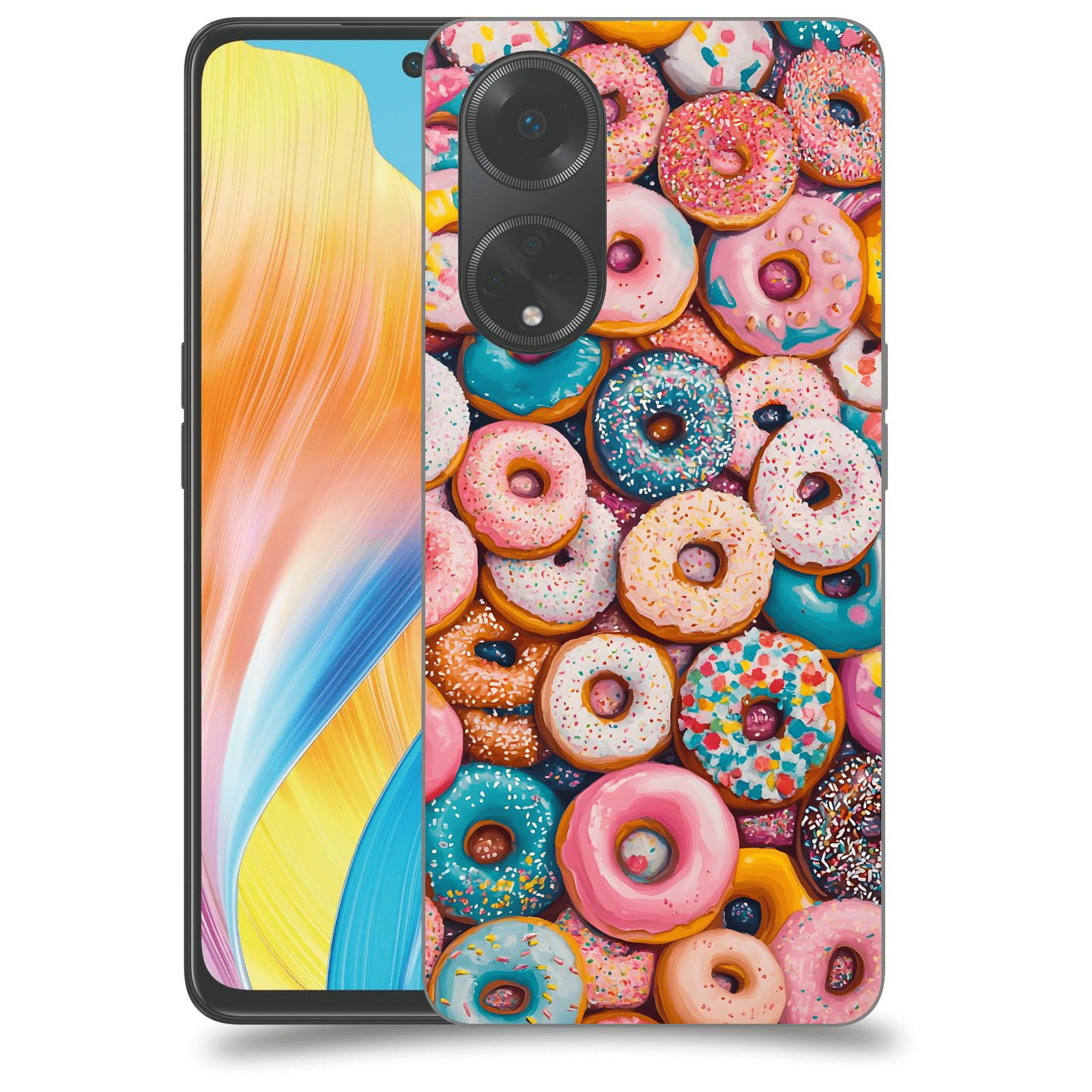 ACOVER Kryt na mobil OPPO A98 5G - Donuts