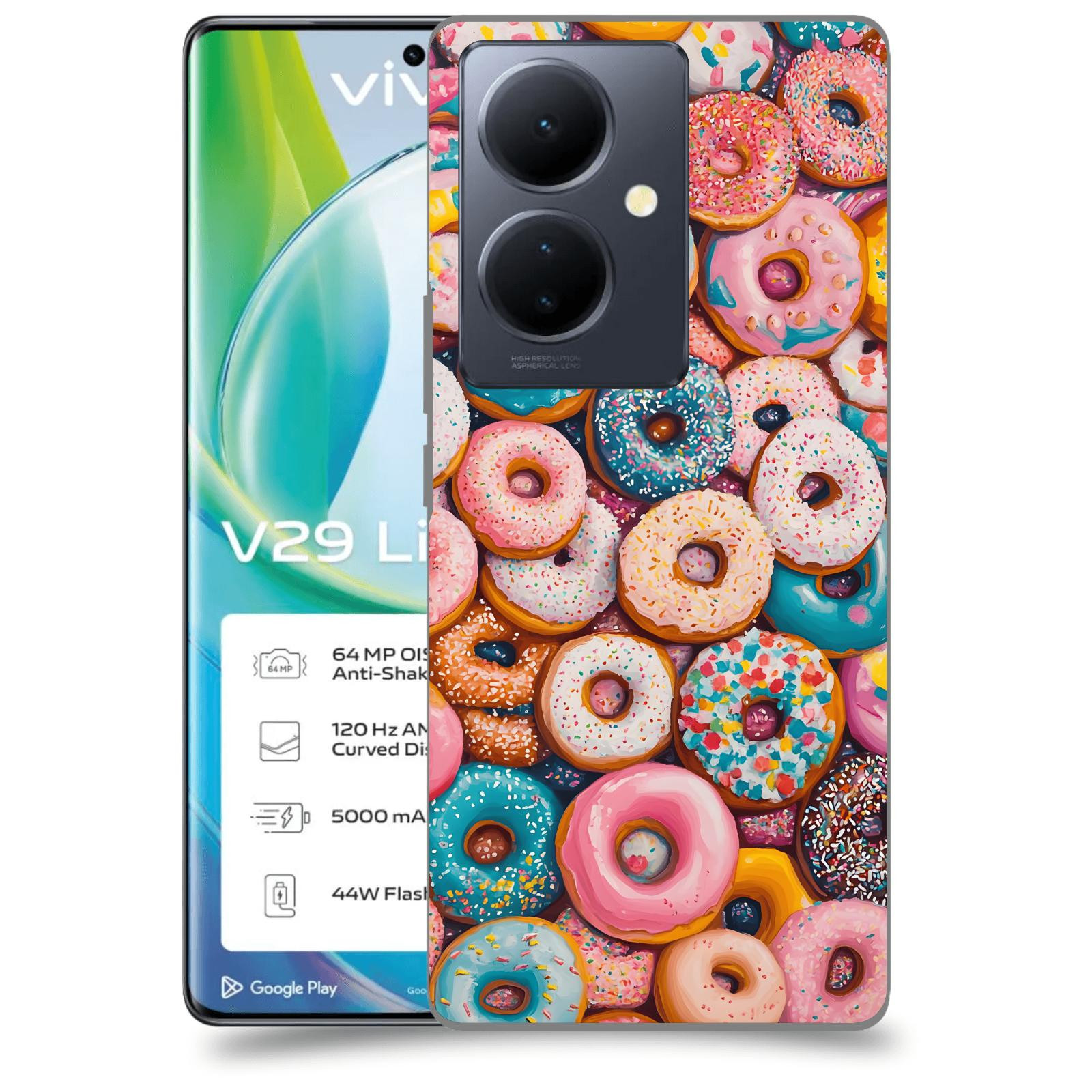 ACOVER Kryt na mobil VIVO V29 Lite 5G - Donuts
