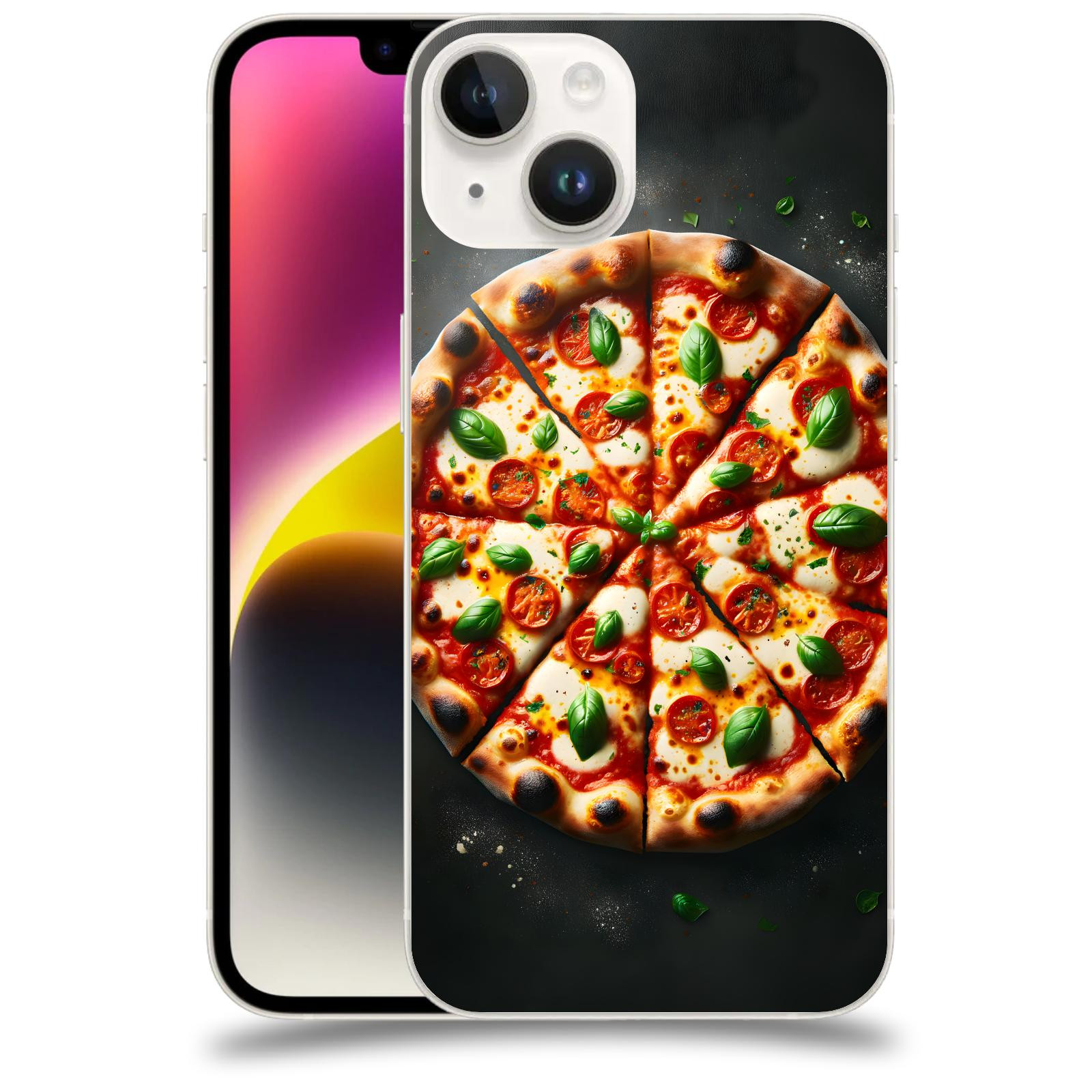 ACOVER Kryt na mobil Apple iPhone 14 - Pizza
