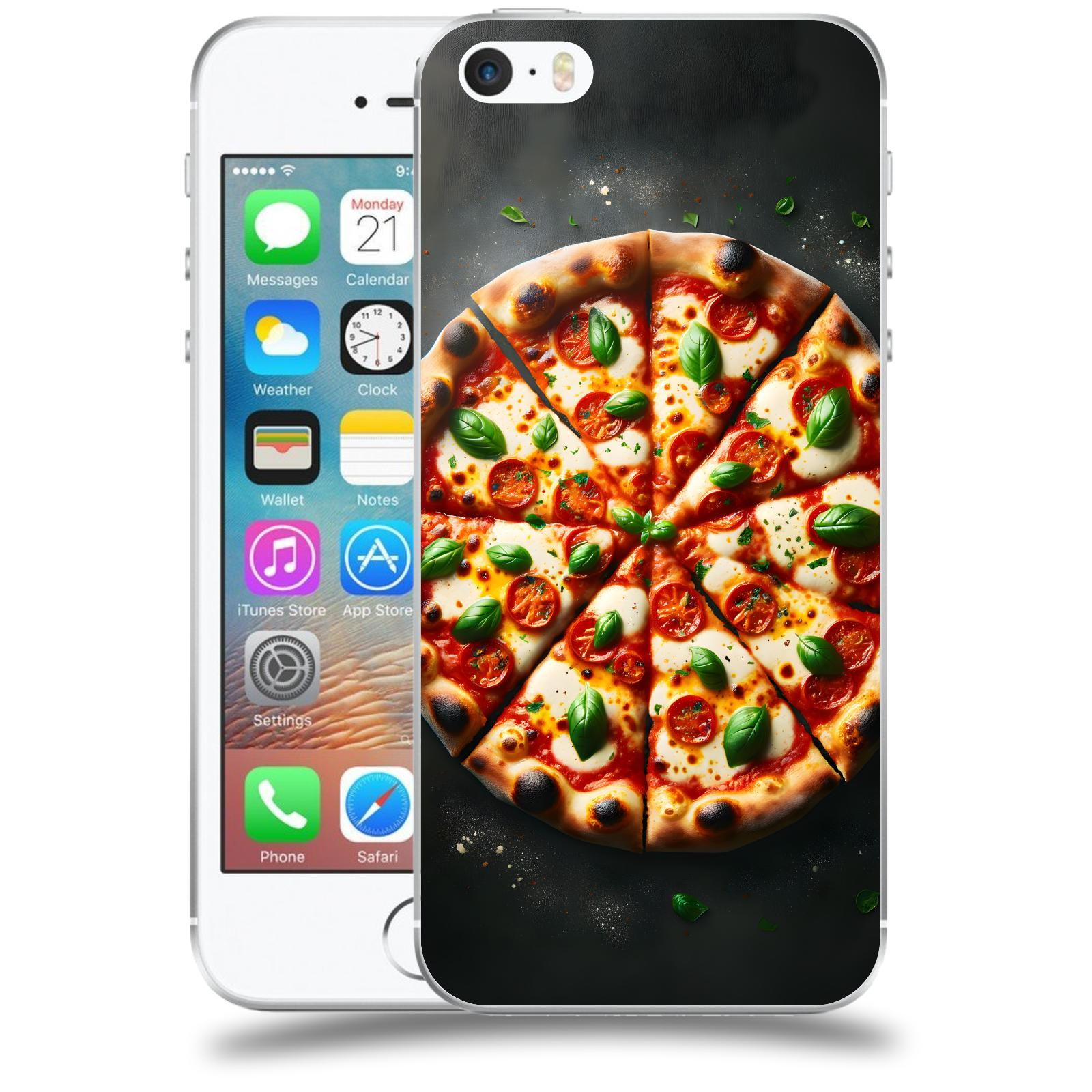 ACOVER Kryt na mobil Apple iPhone 5/5S/SE - Pizza