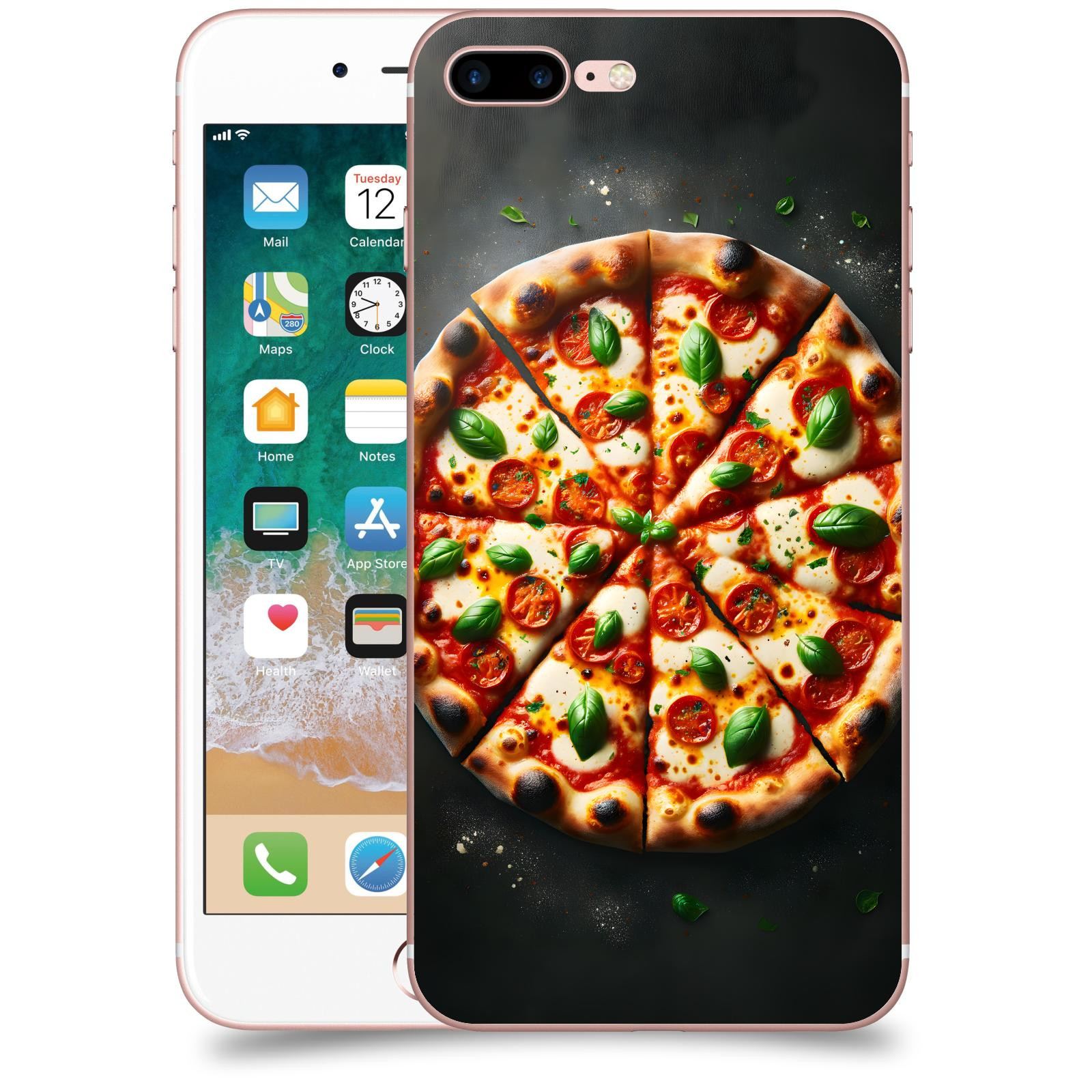 ACOVER Kryt na mobil Apple iPhone 7 Plus - Pizza