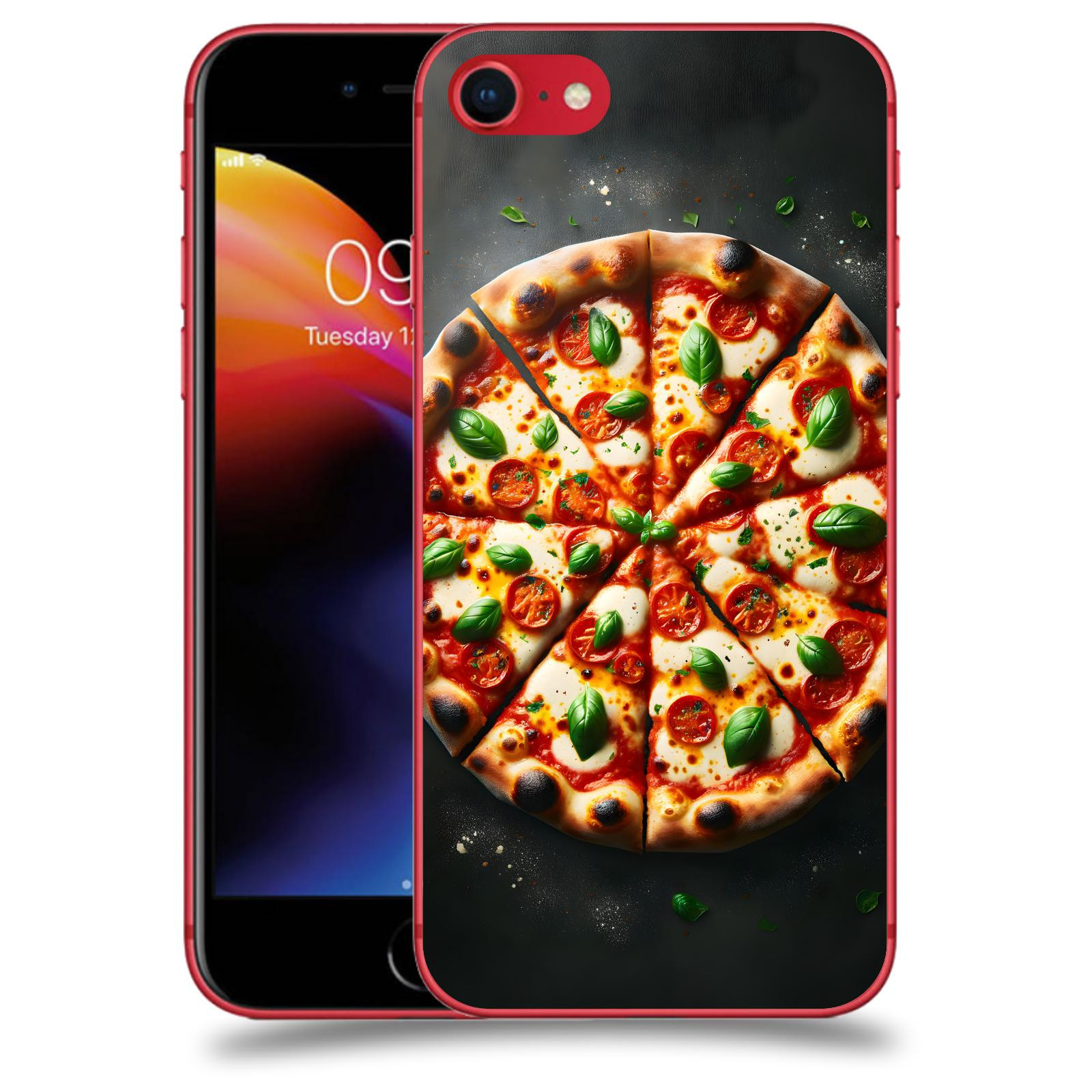 ACOVER Kryt na mobil Apple iPhone 8 - Pizza