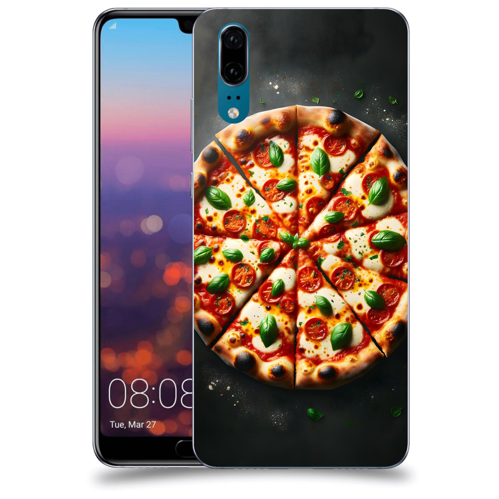 ACOVER Kryt na mobil Huawei P20 - Pizza
