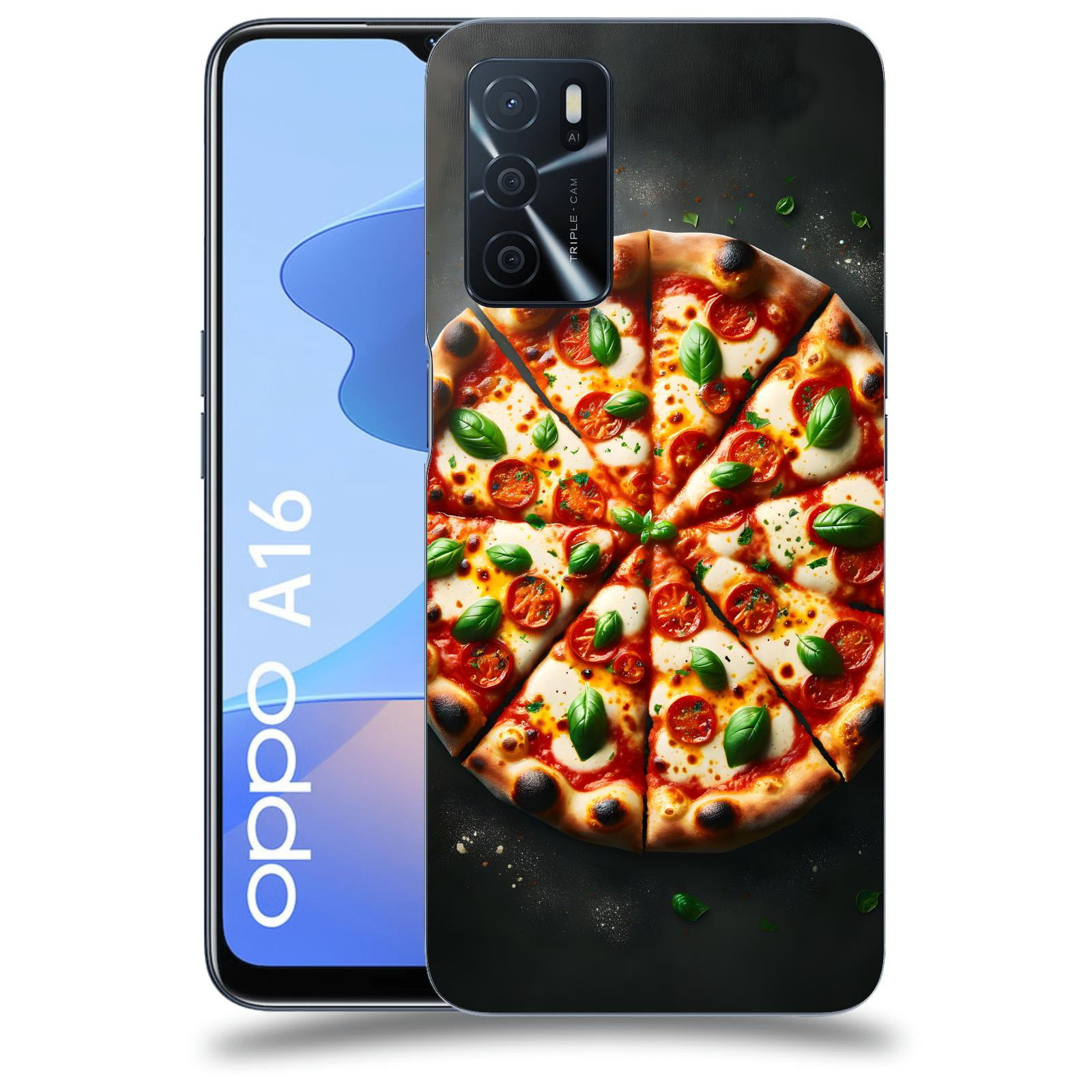 ACOVER Kryt na mobil OPPO A16 - Pizza