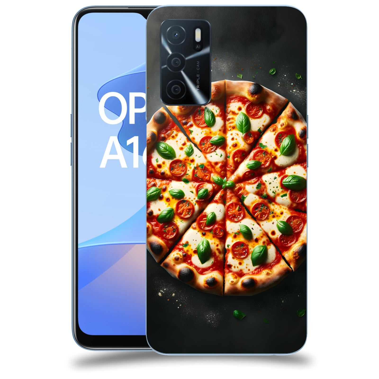 ACOVER Kryt na mobil OPPO A16s - Pizza