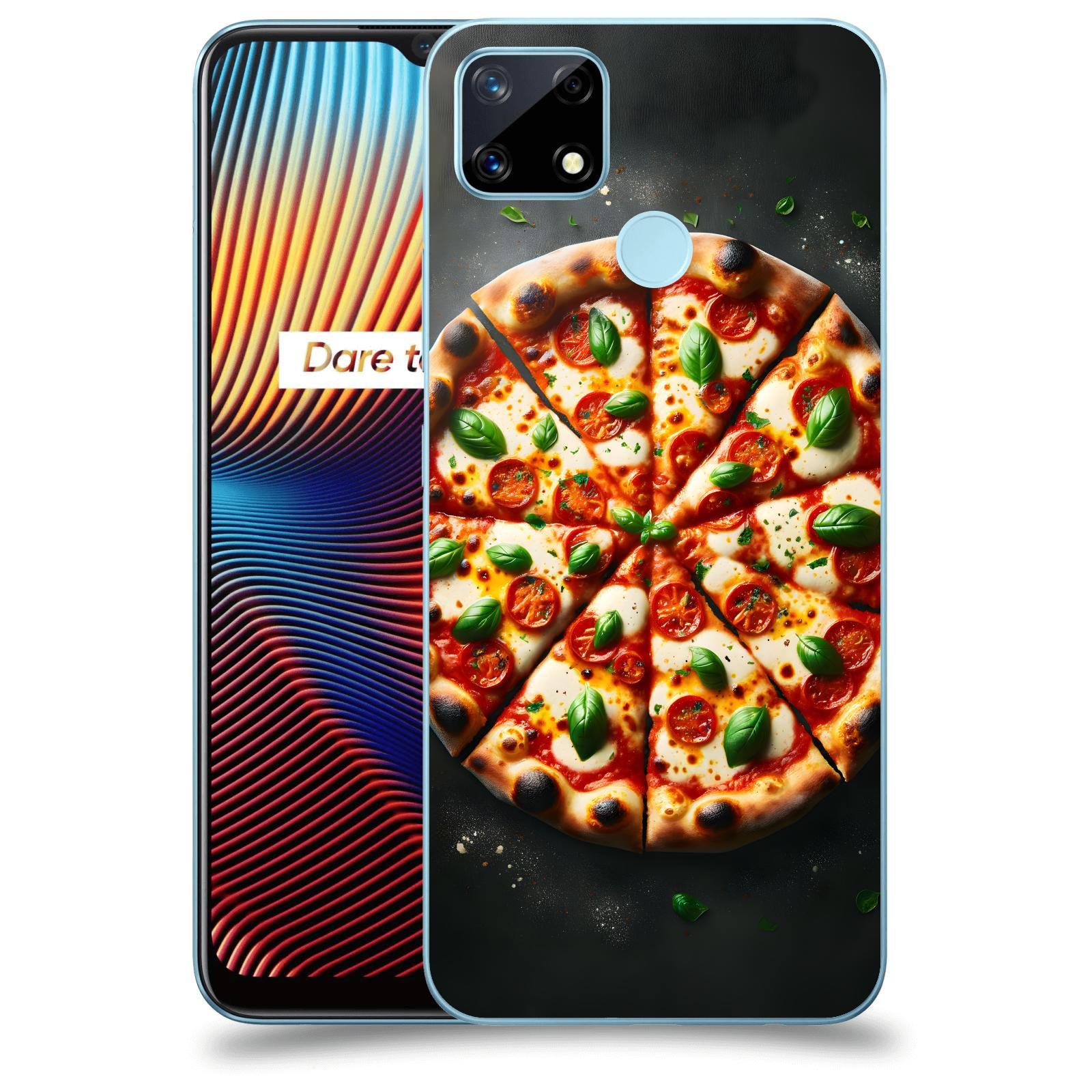 ACOVER Kryt na mobil Realme 7i - Pizza