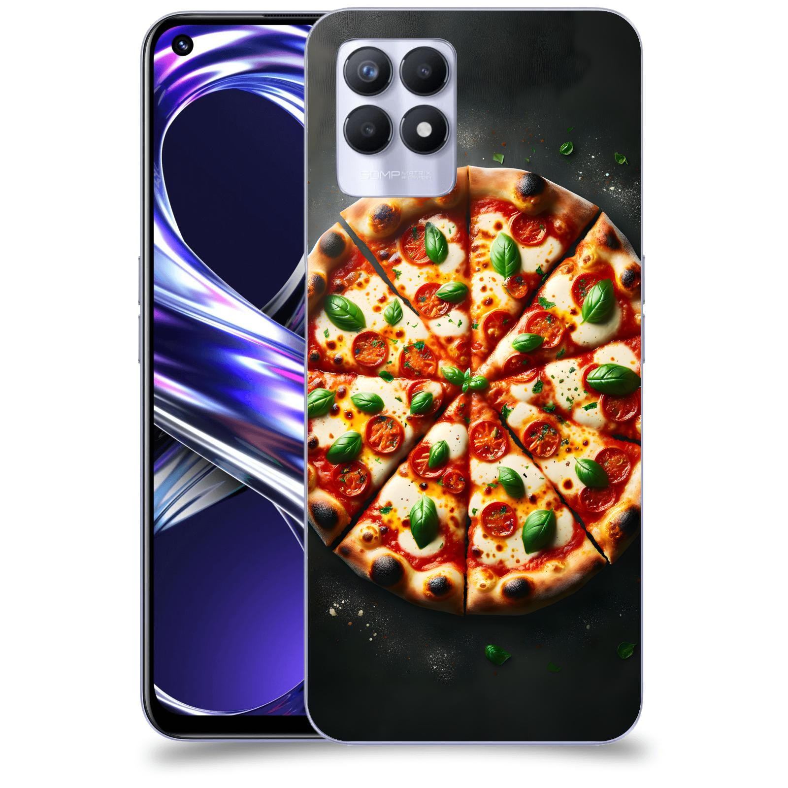ACOVER Kryt na mobil Realme 8i - Pizza