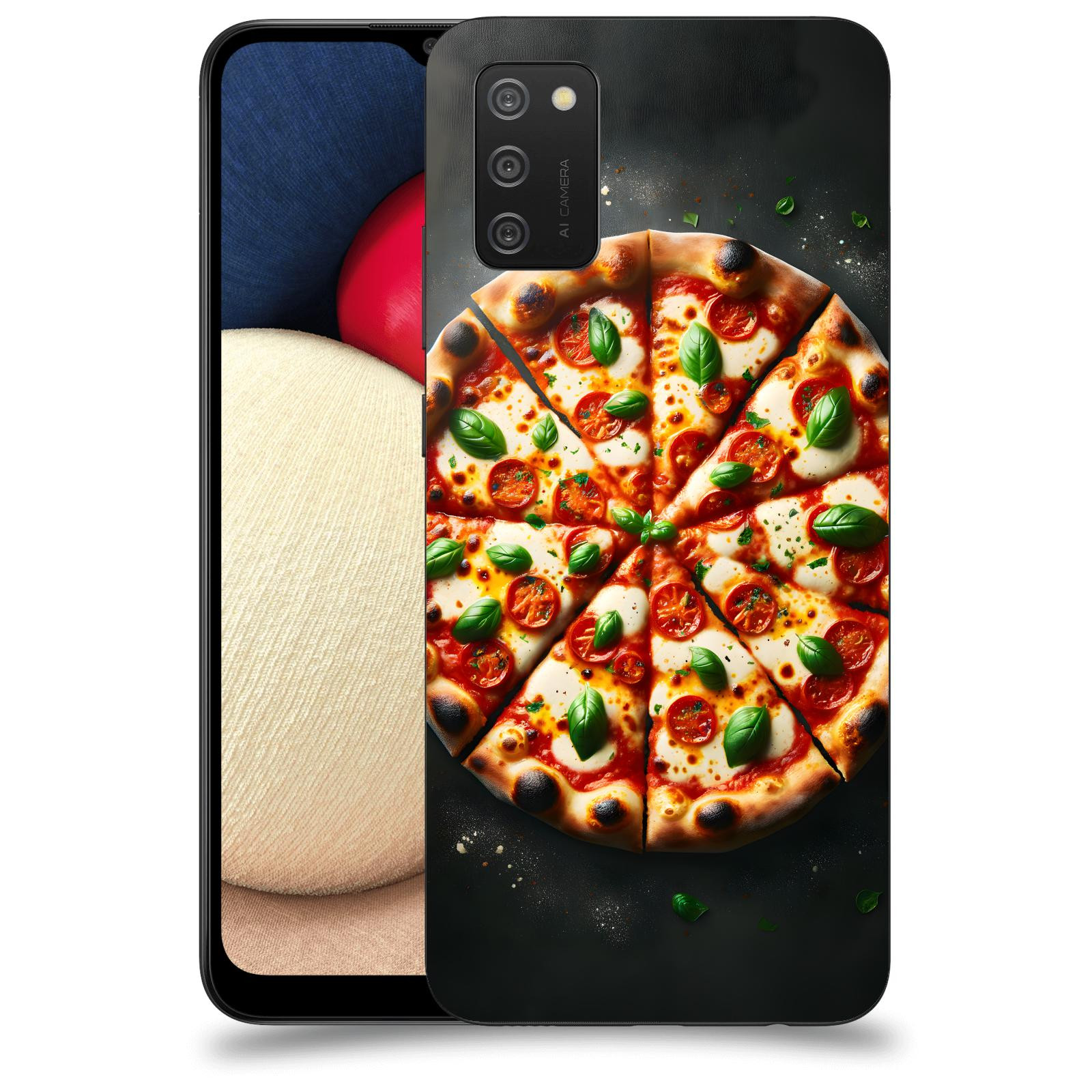 ACOVER Kryt na mobil Samsung Galaxy A02s A025G - Pizza