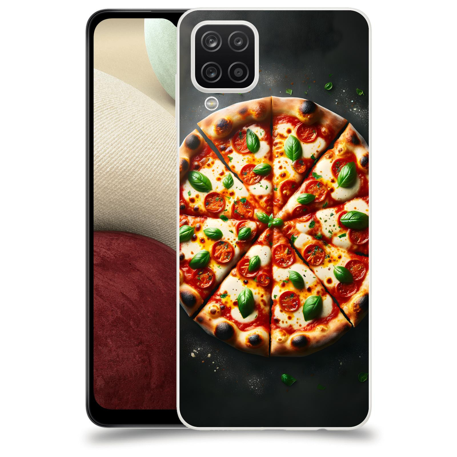 ACOVER Kryt na mobil Samsung Galaxy A12 A125F - Pizza