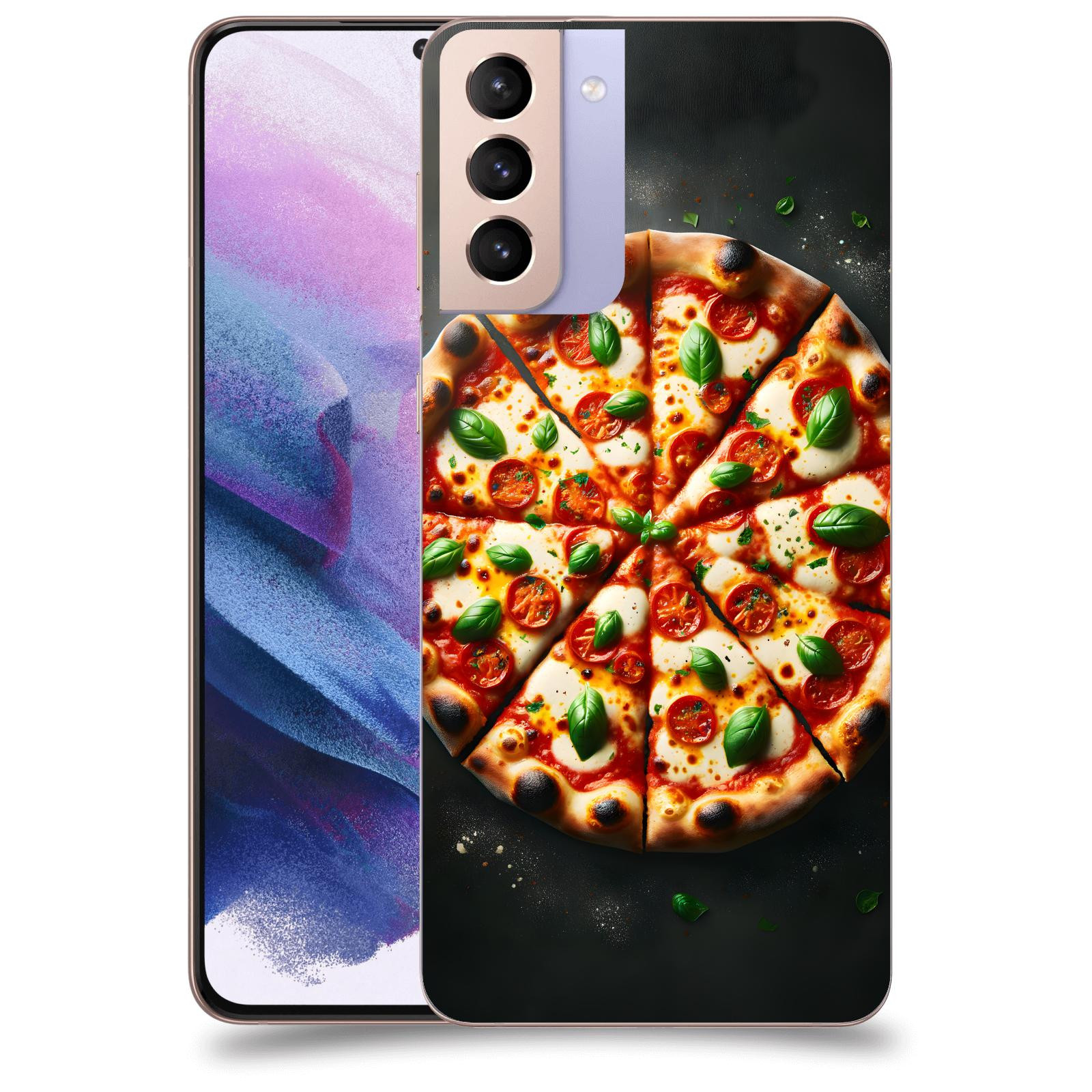 ACOVER Kryt na mobil Samsung Galaxy S21+ G996F - Pizza