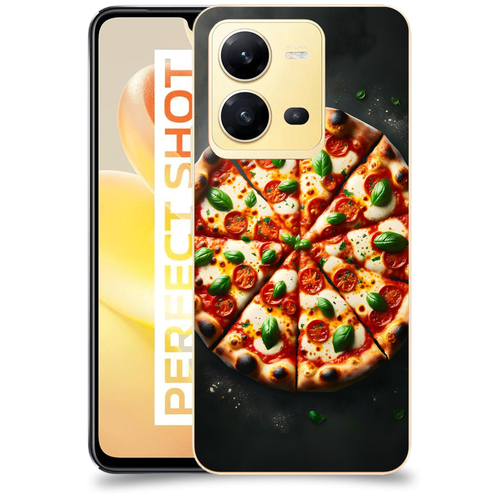 ACOVER Kryt na mobil Vivo X80 Lite - Pizza