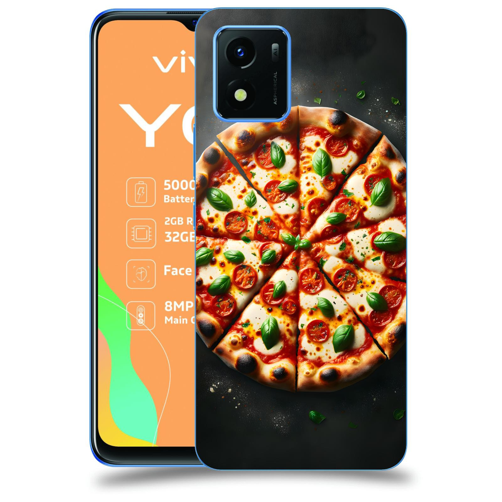 ACOVER Kryt na mobil Vivo Y01 - Pizza