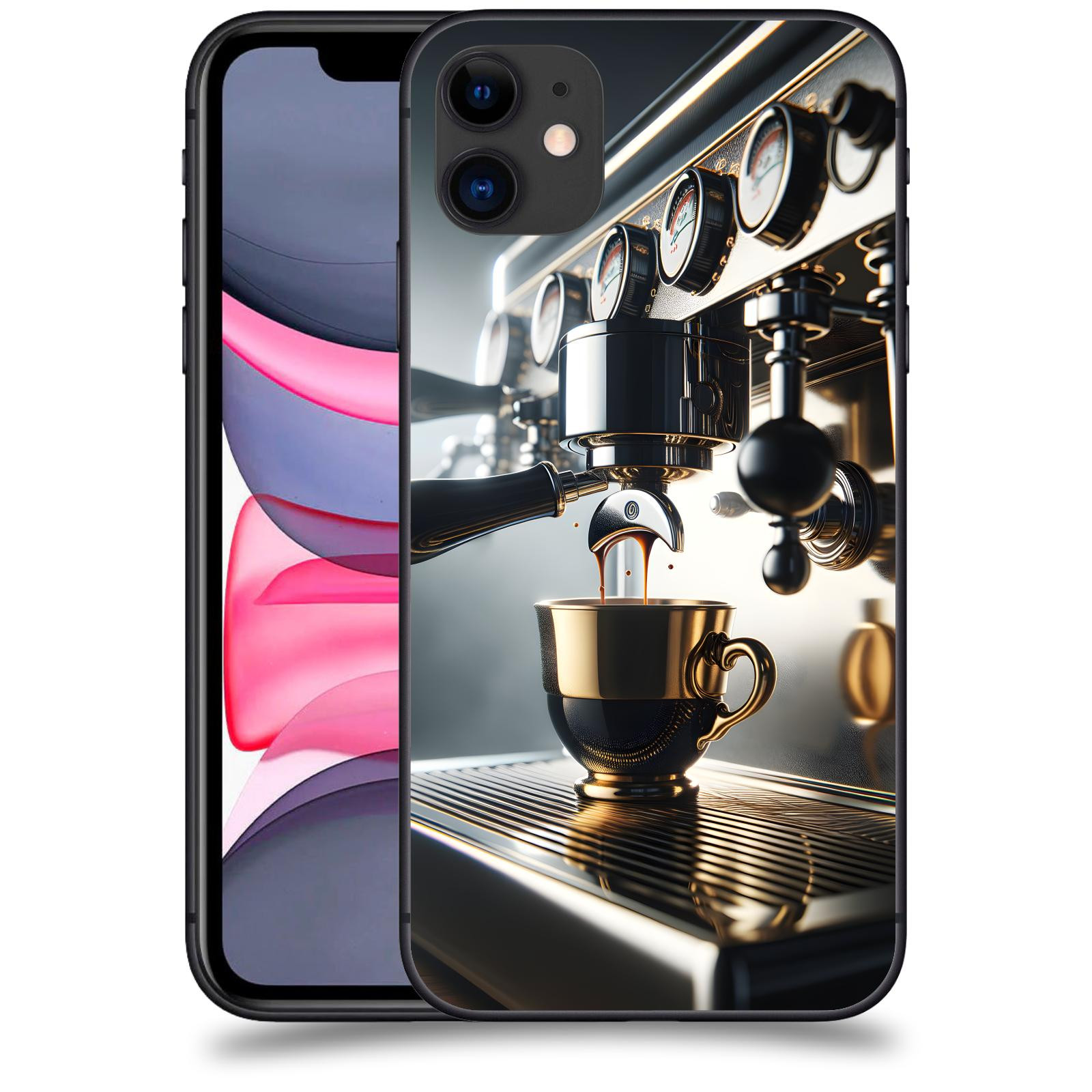 ACOVER Kryt na mobil Apple iPhone 11 - Coffee maker