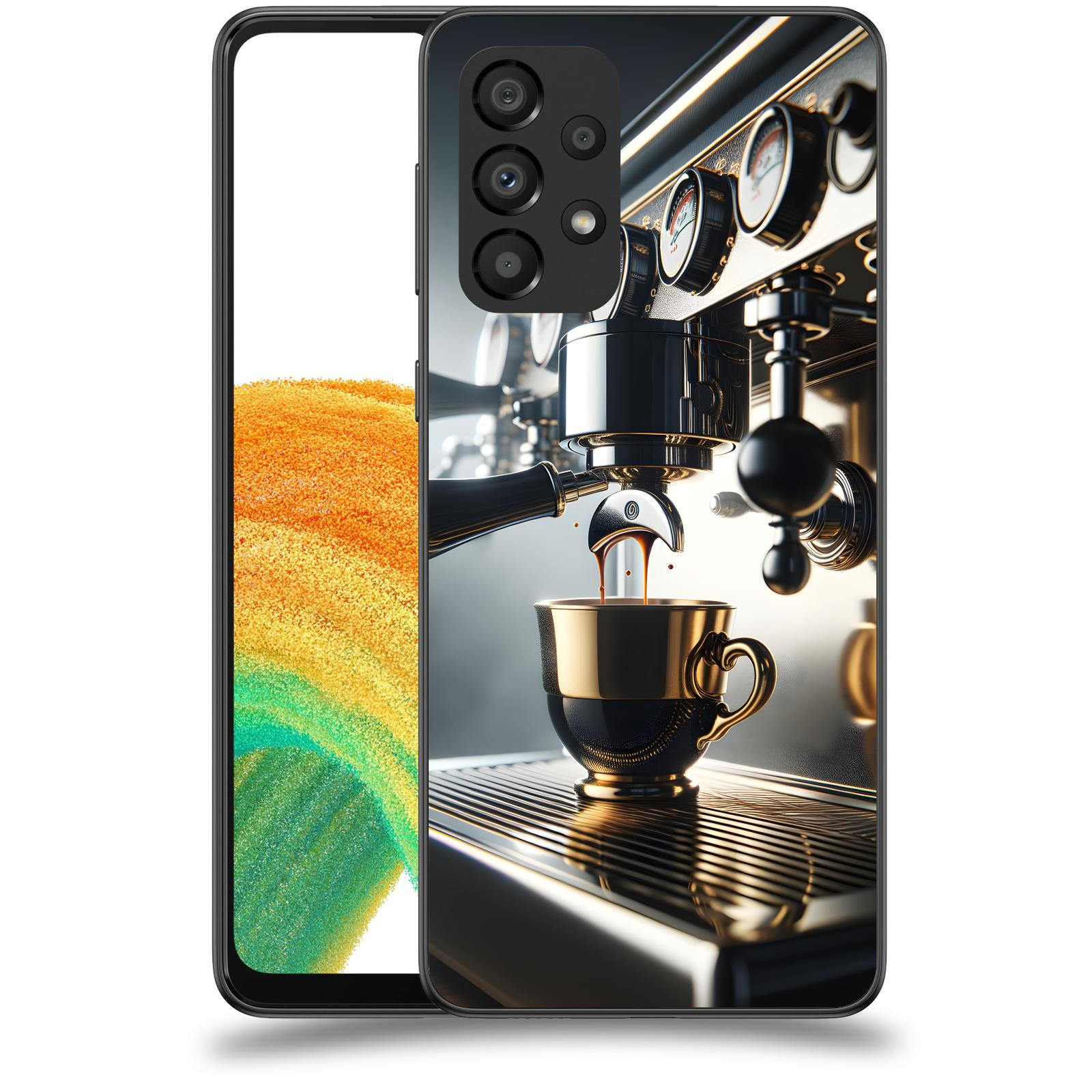ACOVER Kryt na mobil Samsung Galaxy A33 5G A336 - Coffee maker