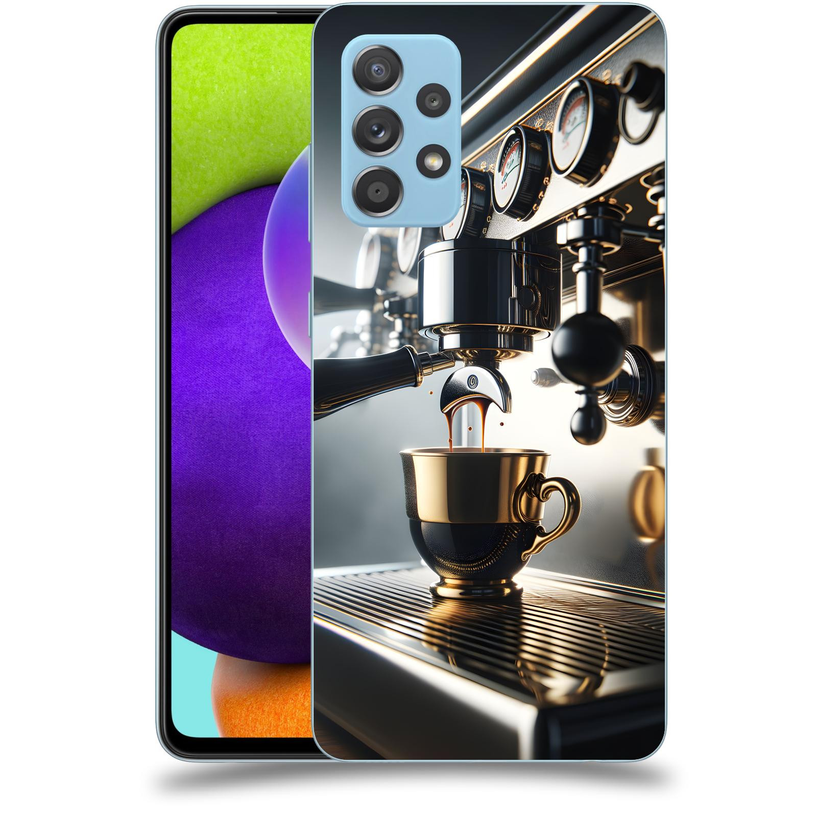 ACOVER Kryt na mobil Samsung Galaxy A52s 5G A528B - Coffee maker