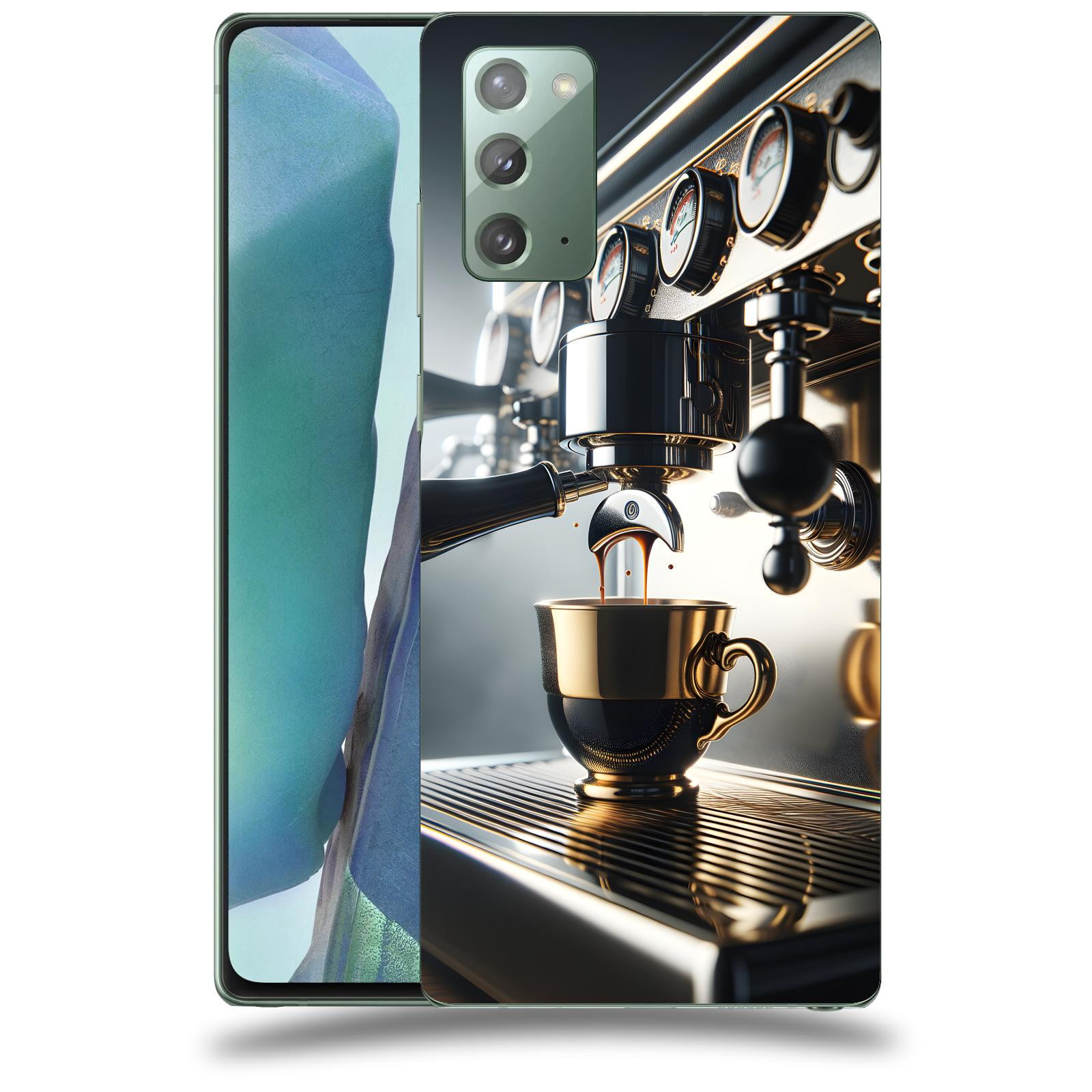ACOVER Kryt na mobil Samsung Galaxy Note 20 - Coffee maker
