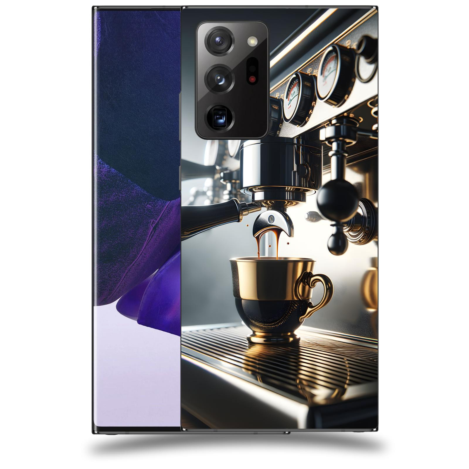 ACOVER Kryt na mobil Samsung Galaxy Note 20 Ultra - Coffee maker