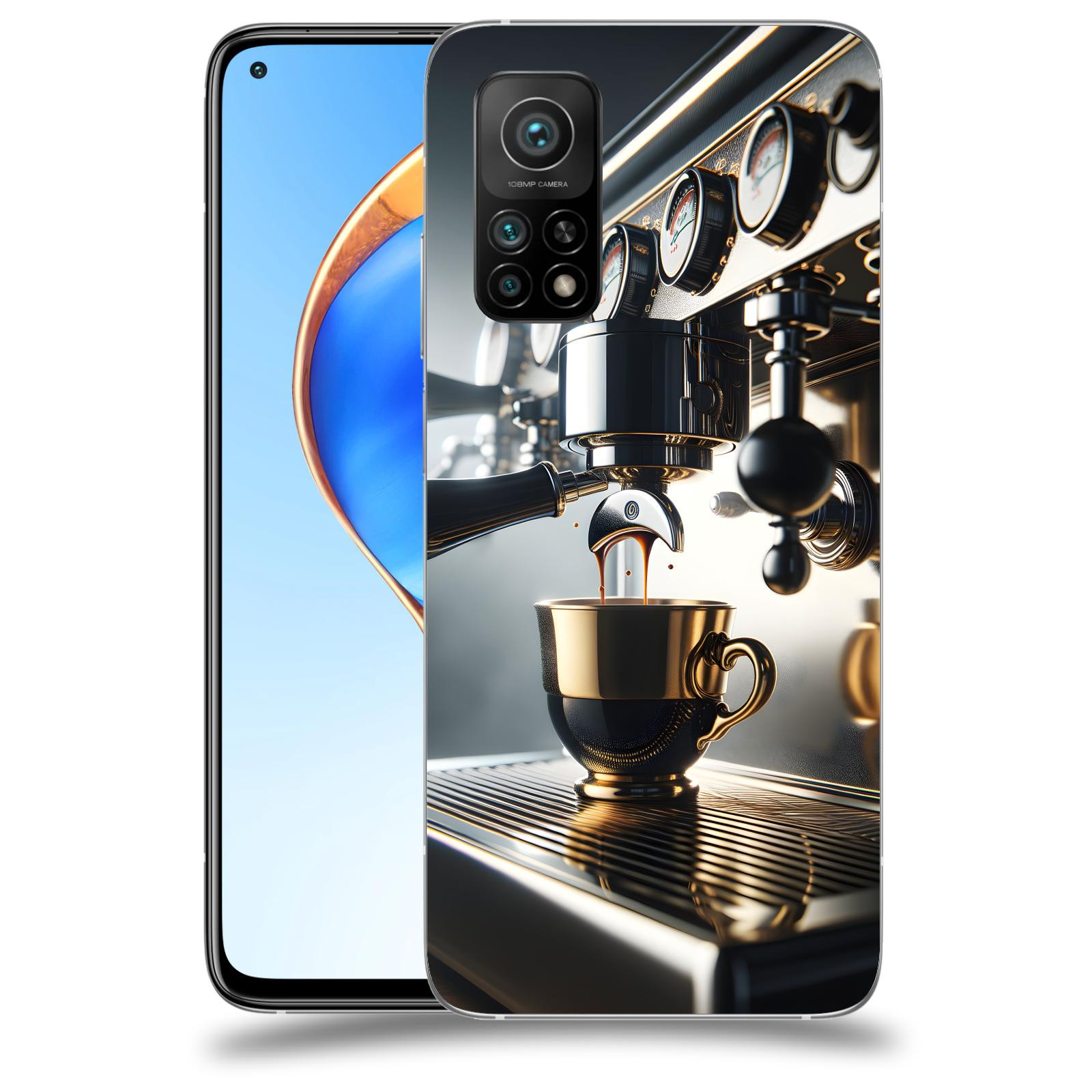ACOVER Kryt na mobil Xiaomi Mi 10T Pro - Coffee maker