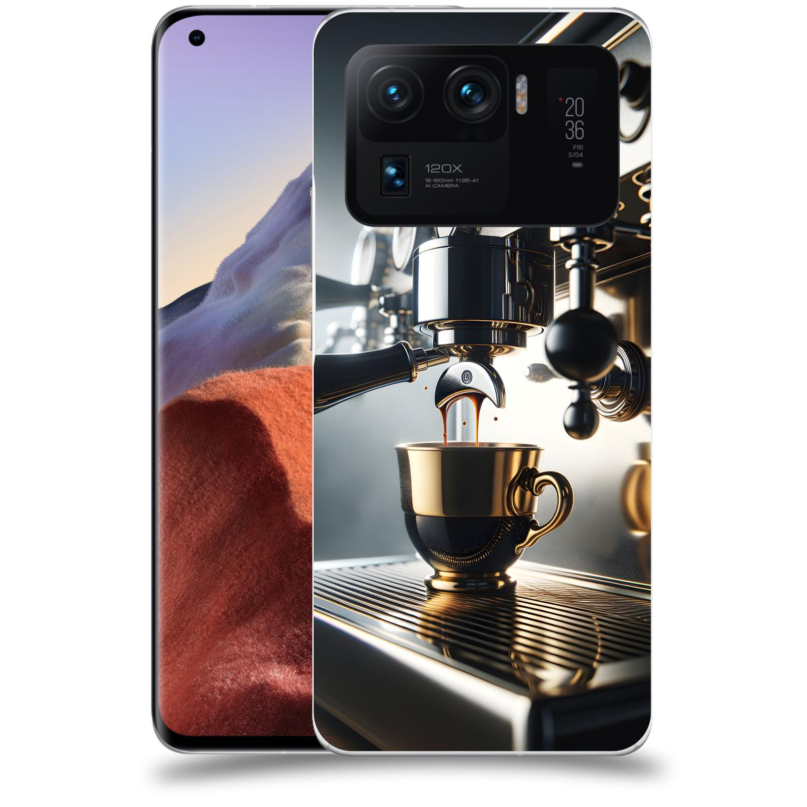 ACOVER Kryt na mobil Xiaomi Mi 11 Ultra - Coffee maker