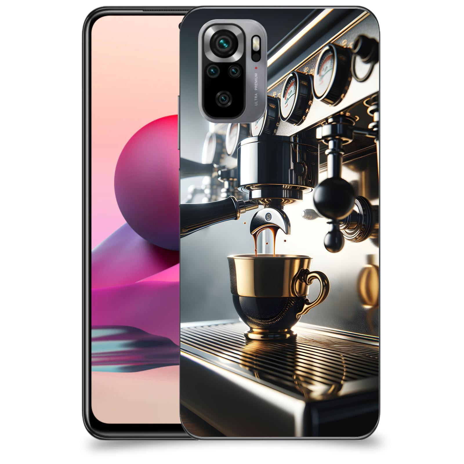 ACOVER Kryt na mobil Xiaomi Redmi Note 10S - Coffee maker