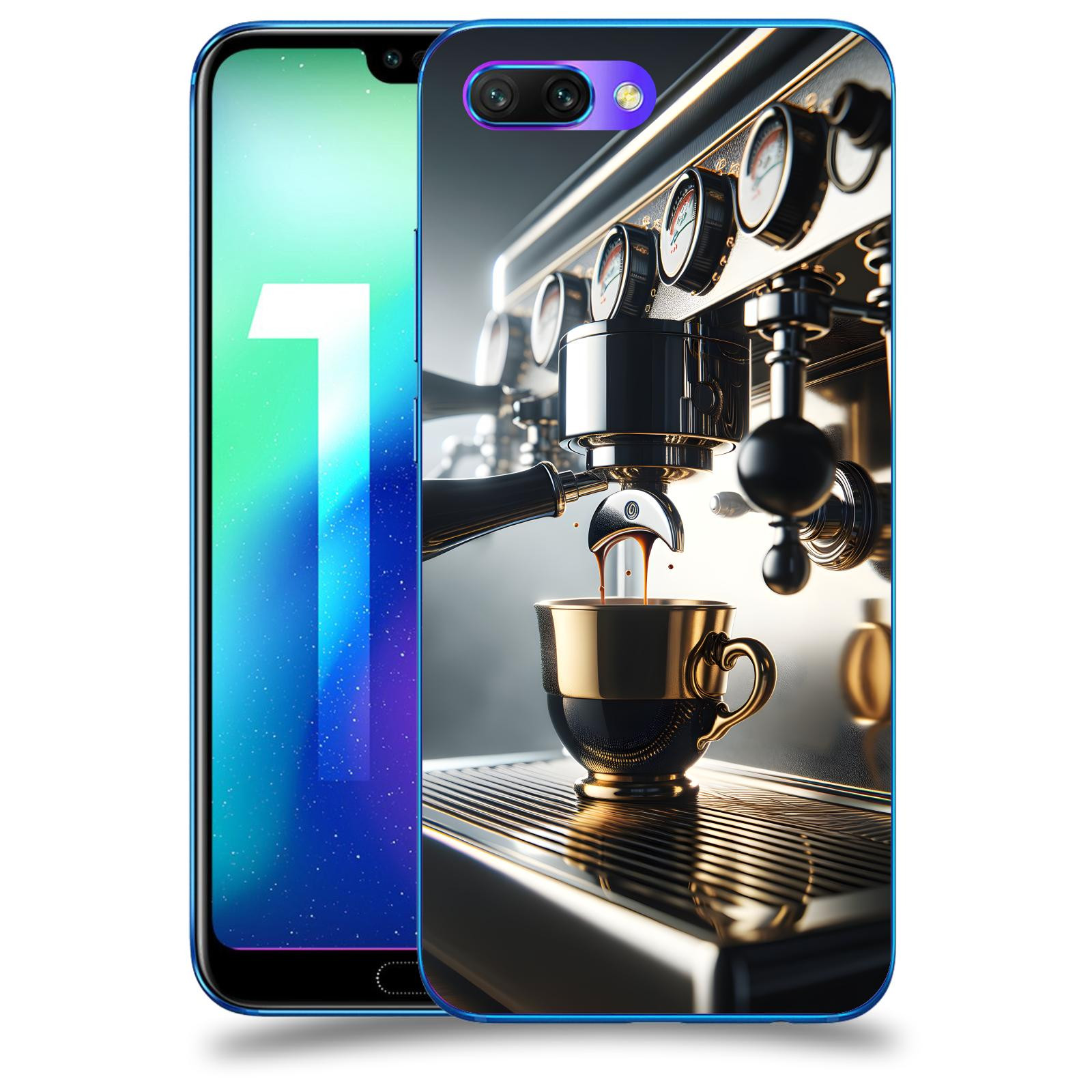 ACOVER Kryt na mobil Honor 10 - Coffee maker