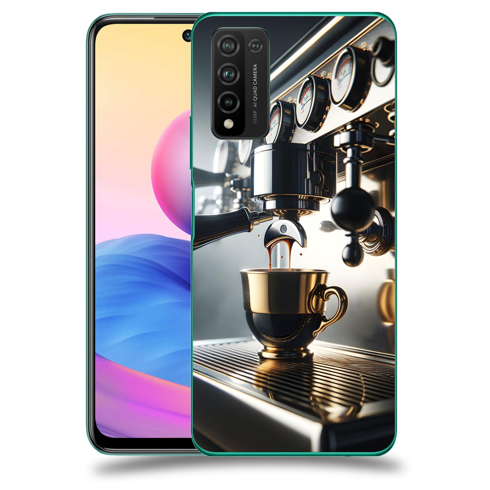 ACOVER Kryt na mobil Honor 10X Lite - Coffee maker