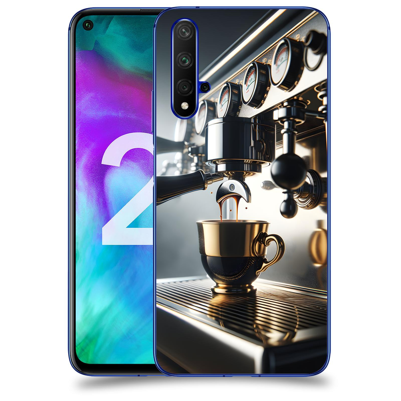 ACOVER Kryt na mobil Honor 20 - Coffee maker