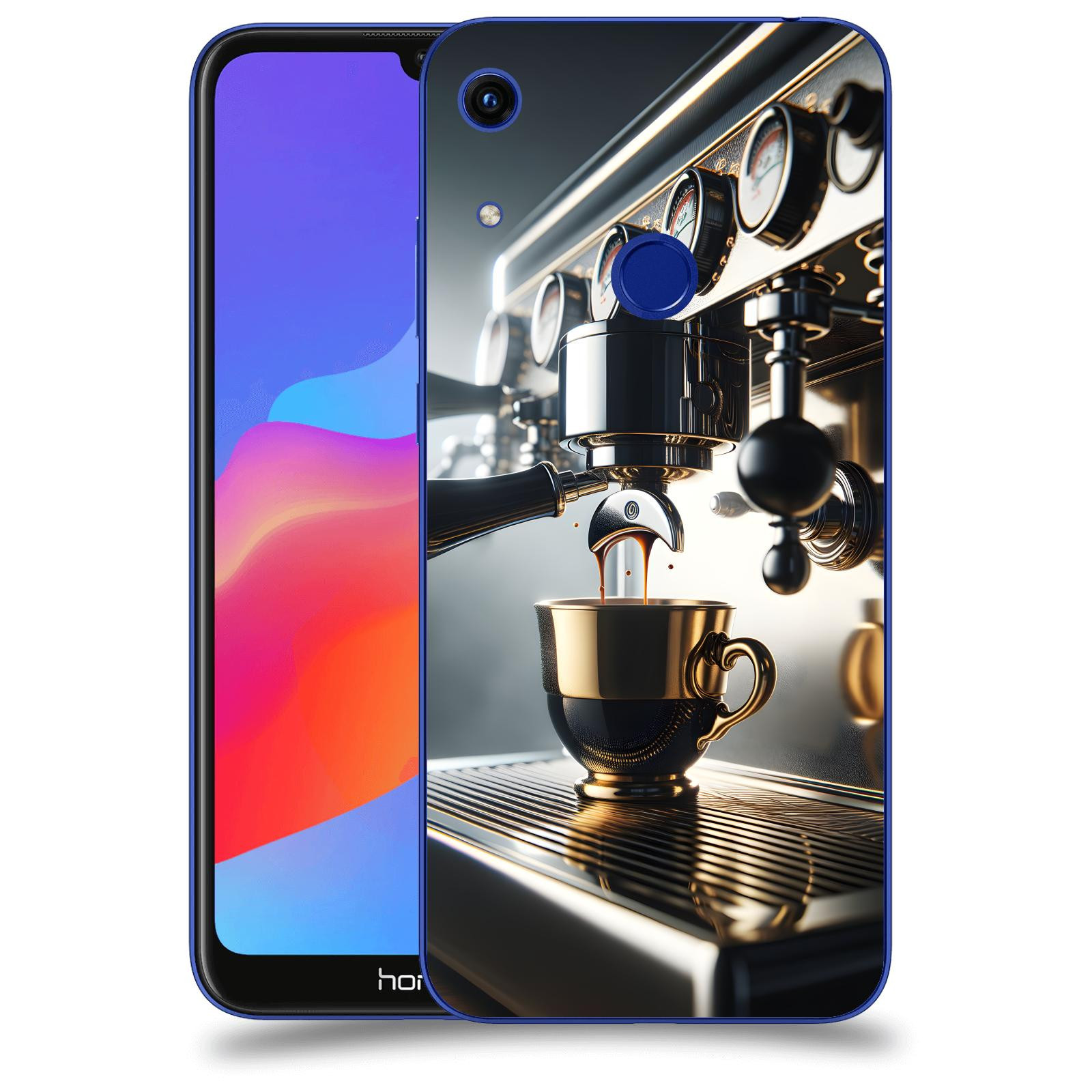 ACOVER Kryt na mobil Honor 8A - Coffee maker