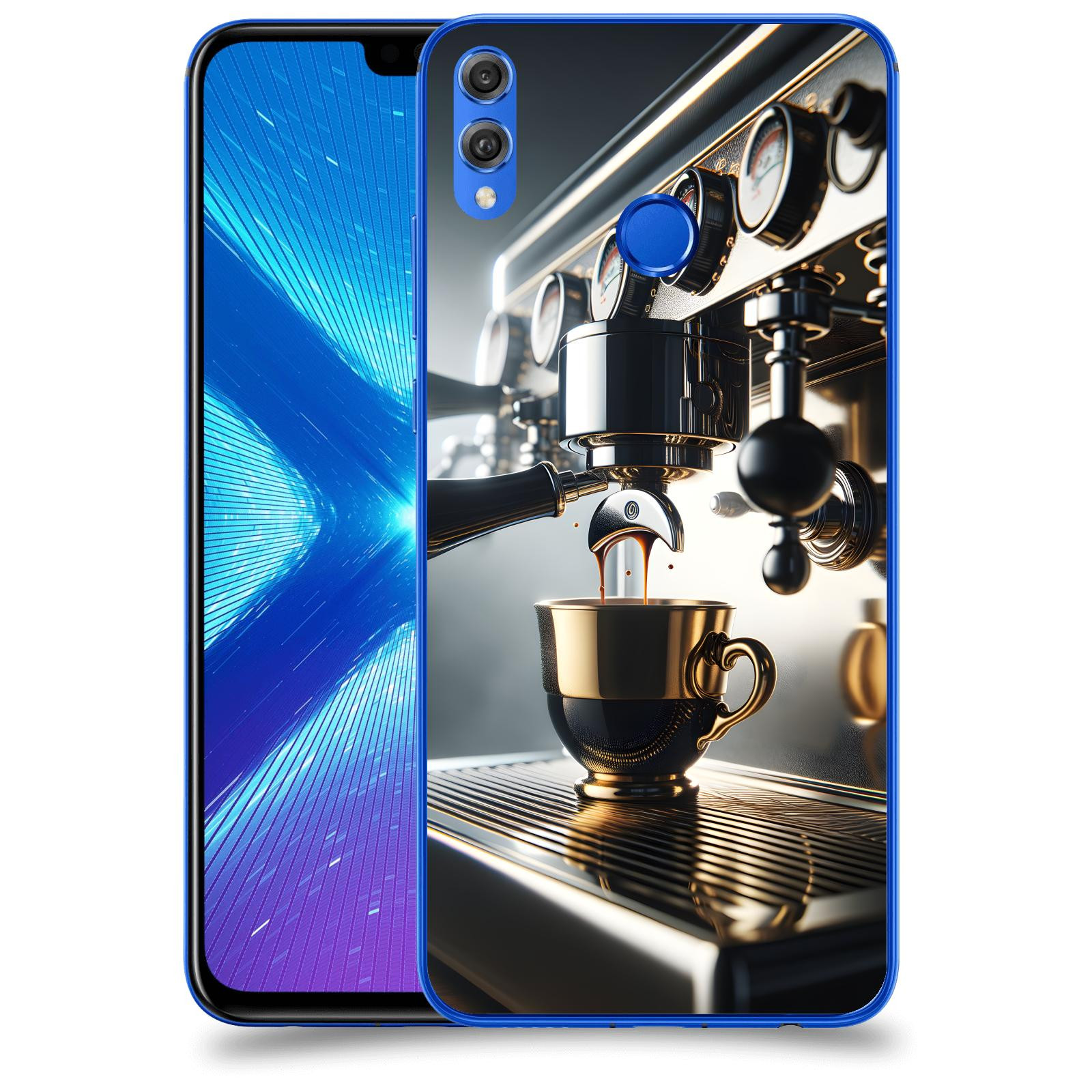 ACOVER Kryt na mobil Honor 8X - Coffee maker