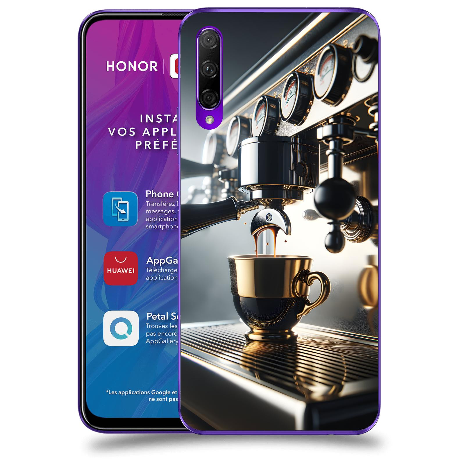 ACOVER Kryt na mobil Honor 9X Pro - Coffee maker